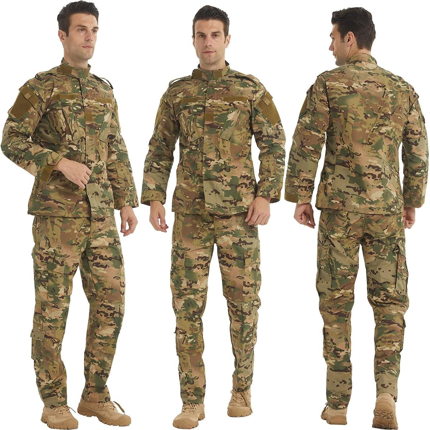 Conjunto Táctico Militar LANBAOSI para Hombre - Chaqueta y Pantalones ACU