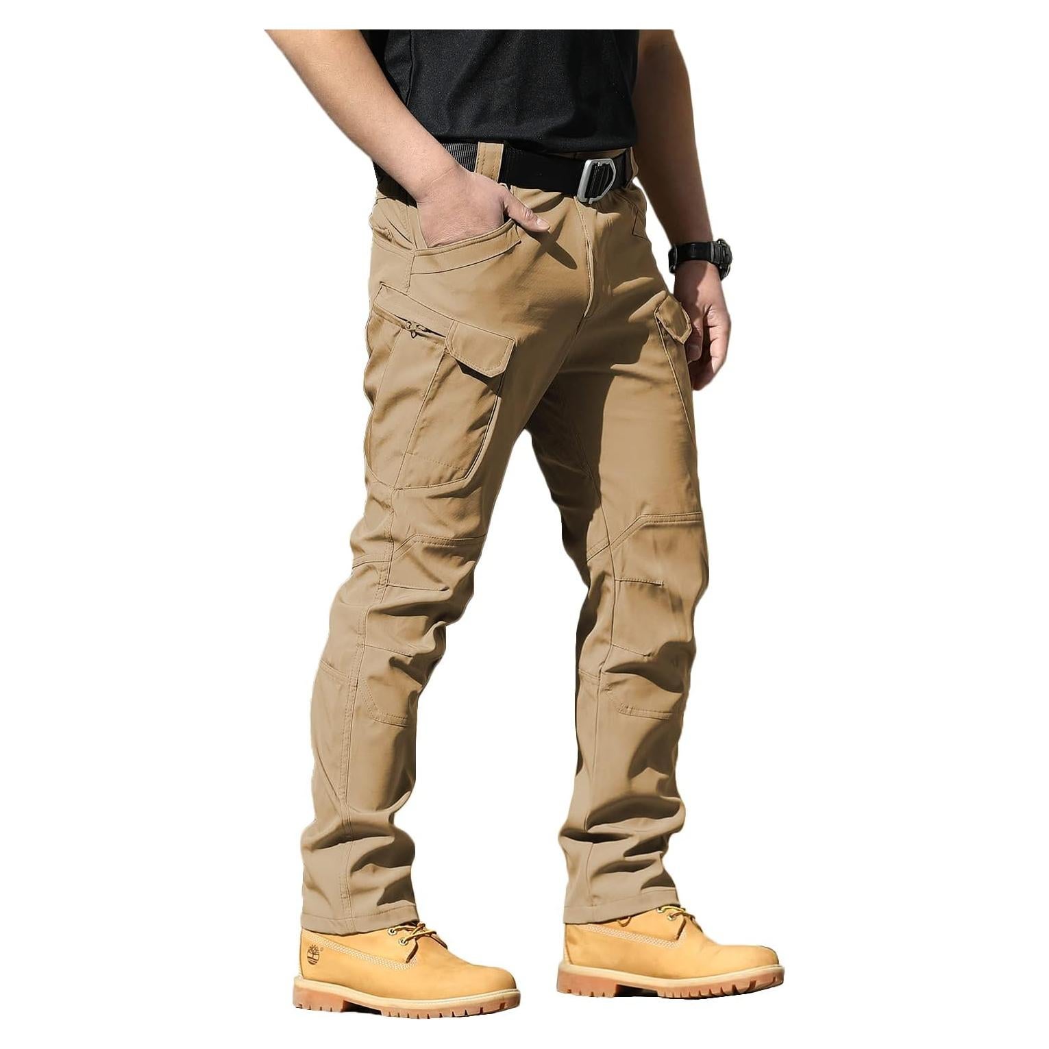 Pantalones Tácticos AUTIWITUA Hombre Livianos Resistentes al Agua