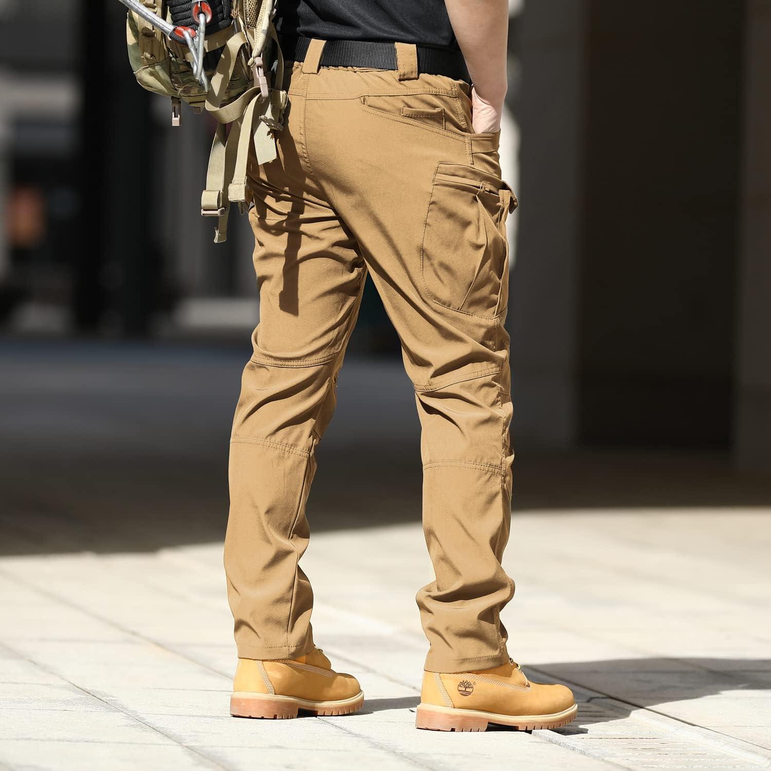 Pantalones Tácticos AUTIWITUA Hombre Livianos Resistentes al Agua