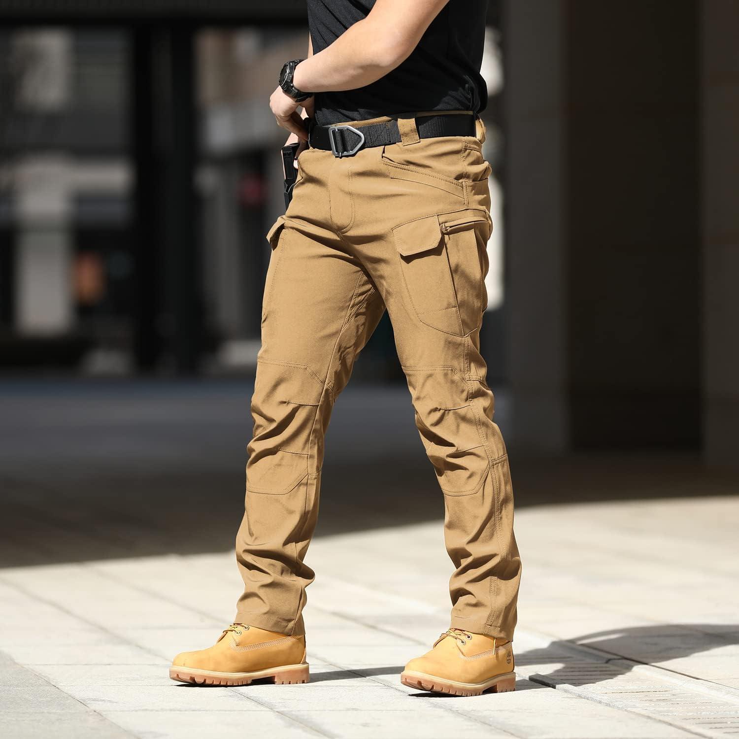 Pantalones Tácticos AUTIWITUA Hombre Livianos Resistentes al Agua