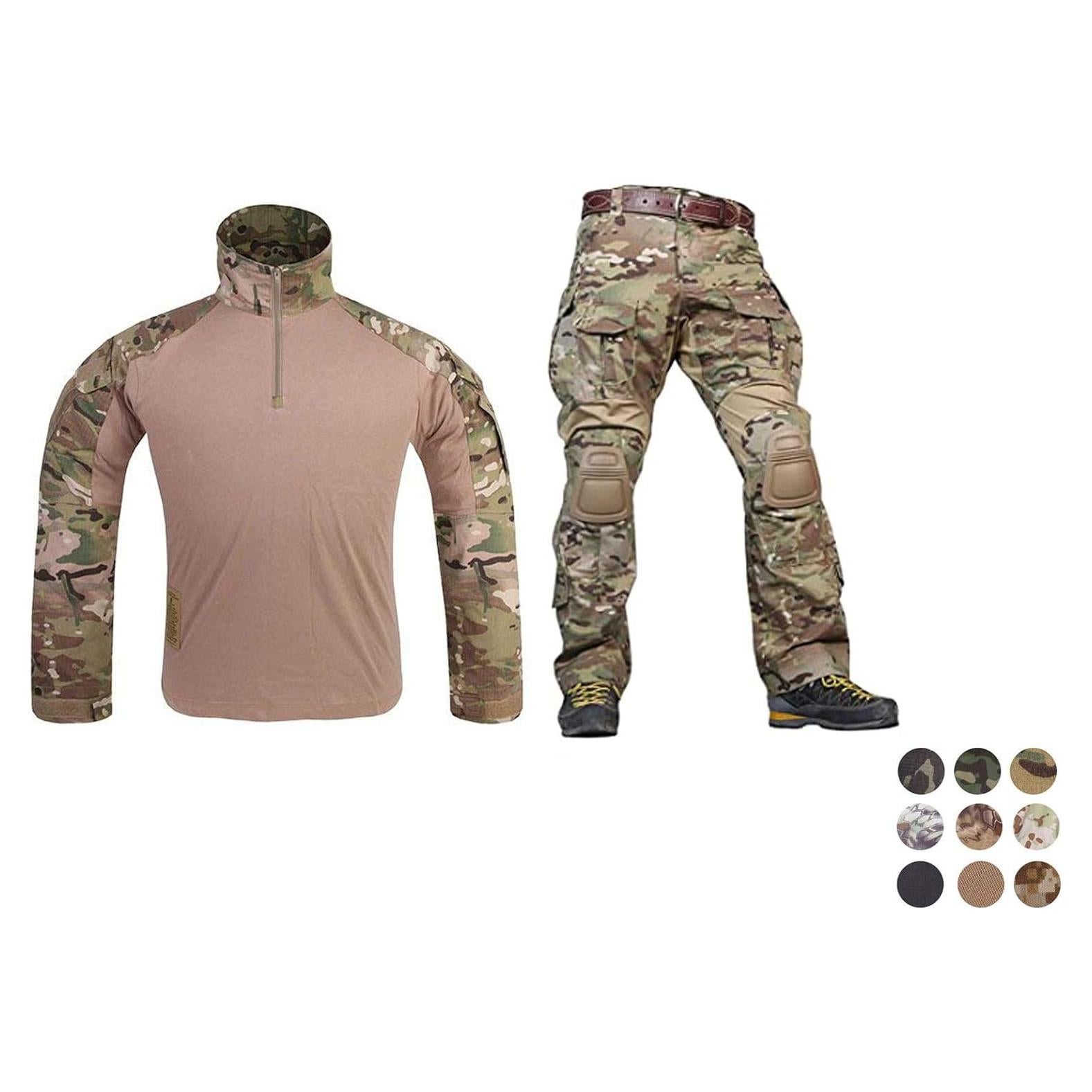 Traje Táctico Militar Emerson Gen3 Camisa y Pantalones Woodland