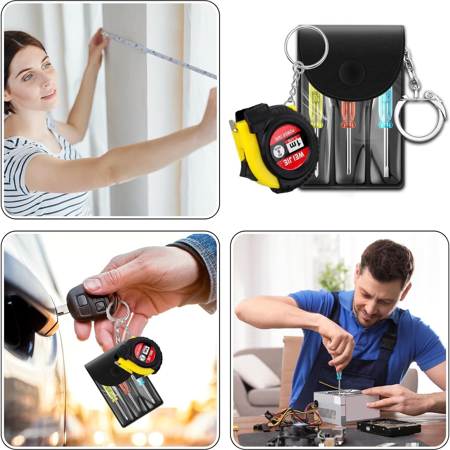 Juego de llaveros multifuncionales Saysurey 30 piezas