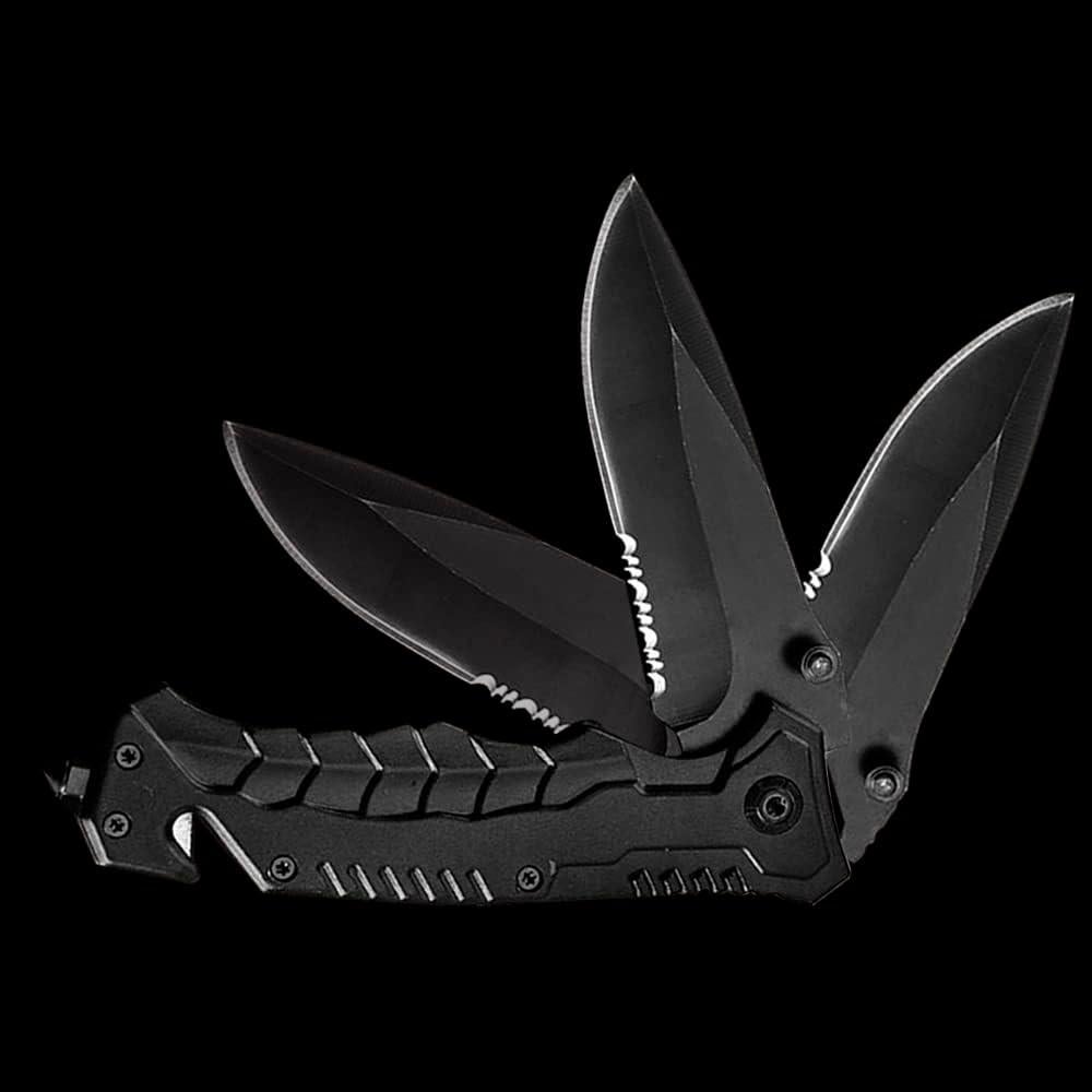 Cuchillo Plegable Multiherramienta Wellsure 215g Acero Inoxidable