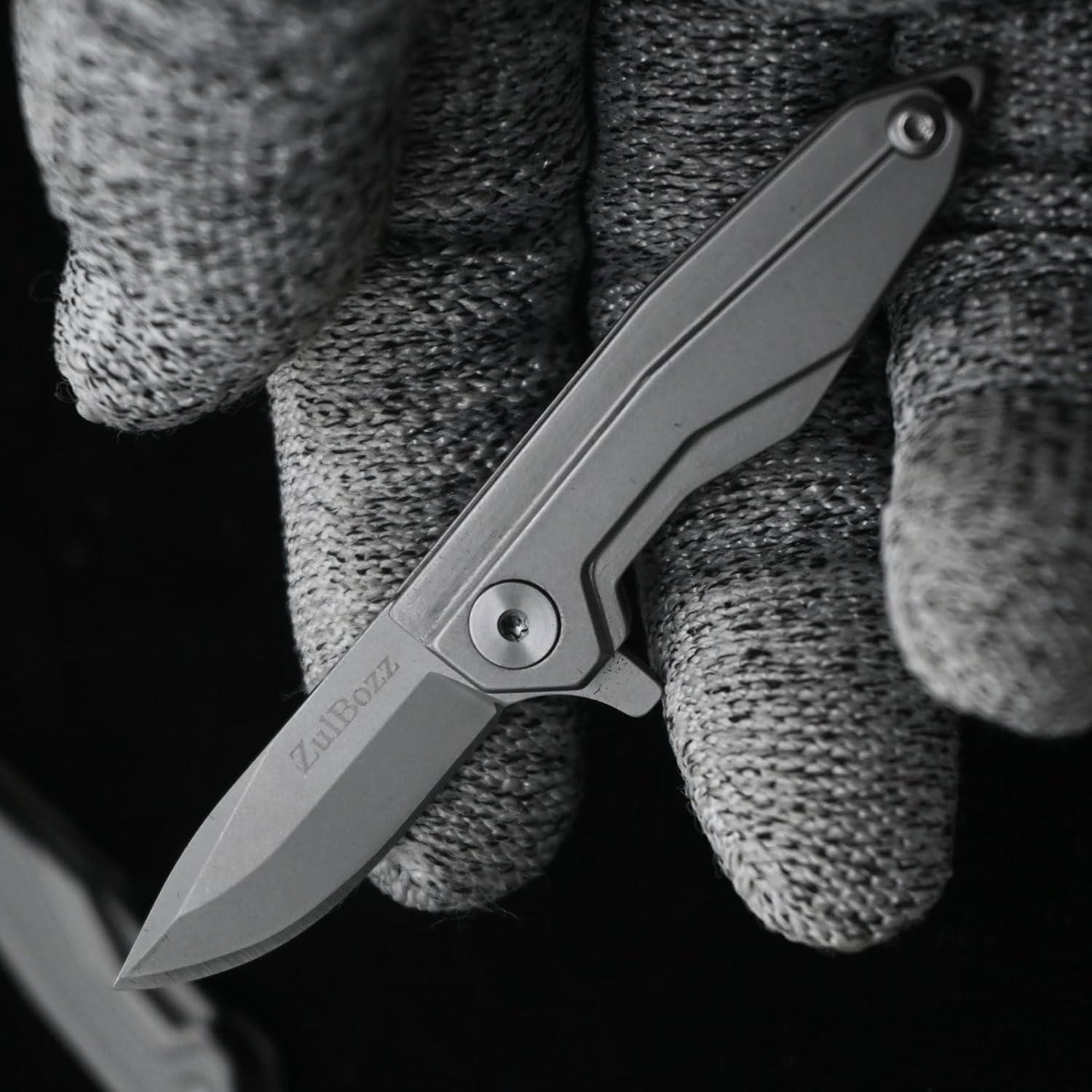 Cuchillo Plegable ZulBozz 107 D2 12.09 cm para Camping