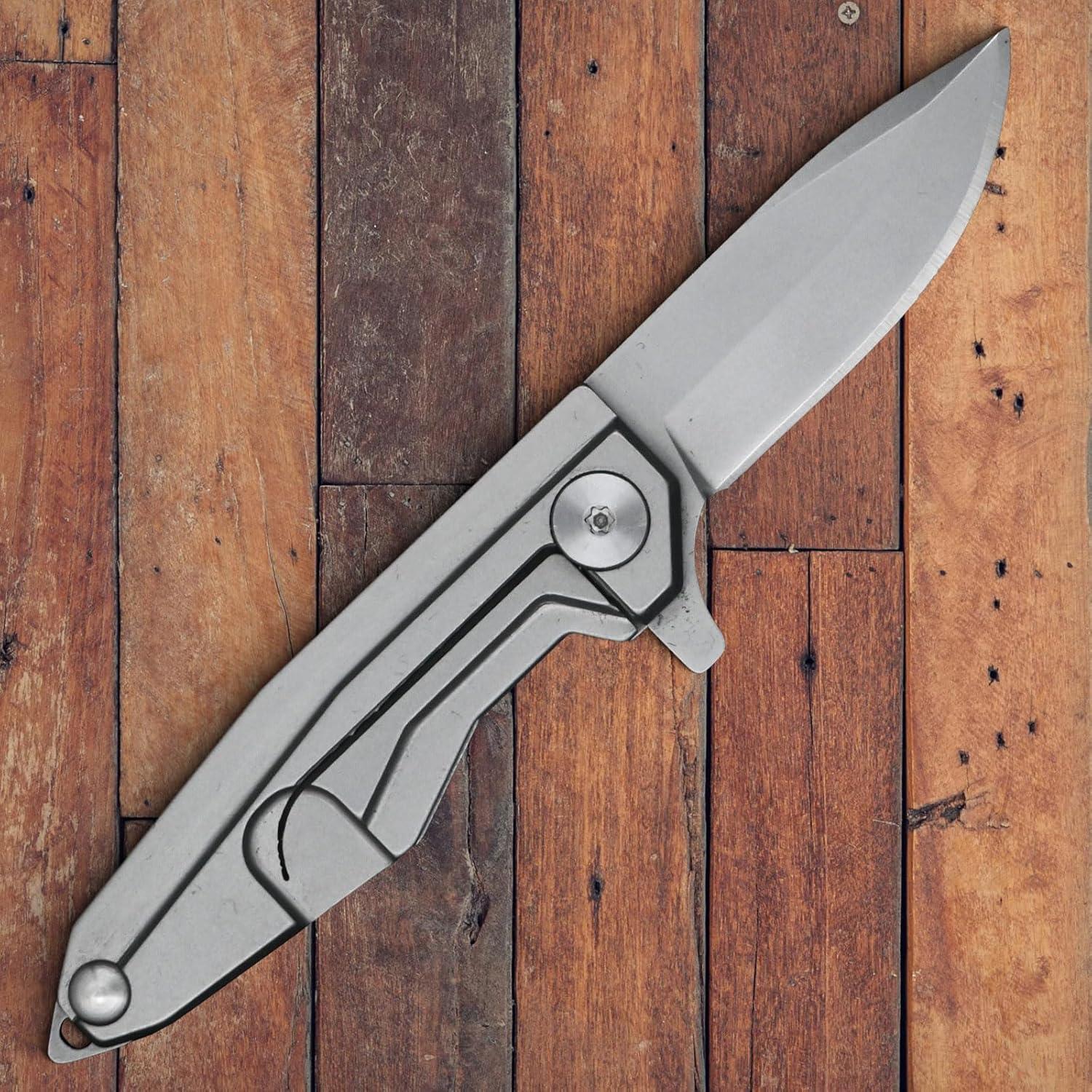 Cuchillo Plegable ZulBozz 107 D2 12.09 cm para Camping