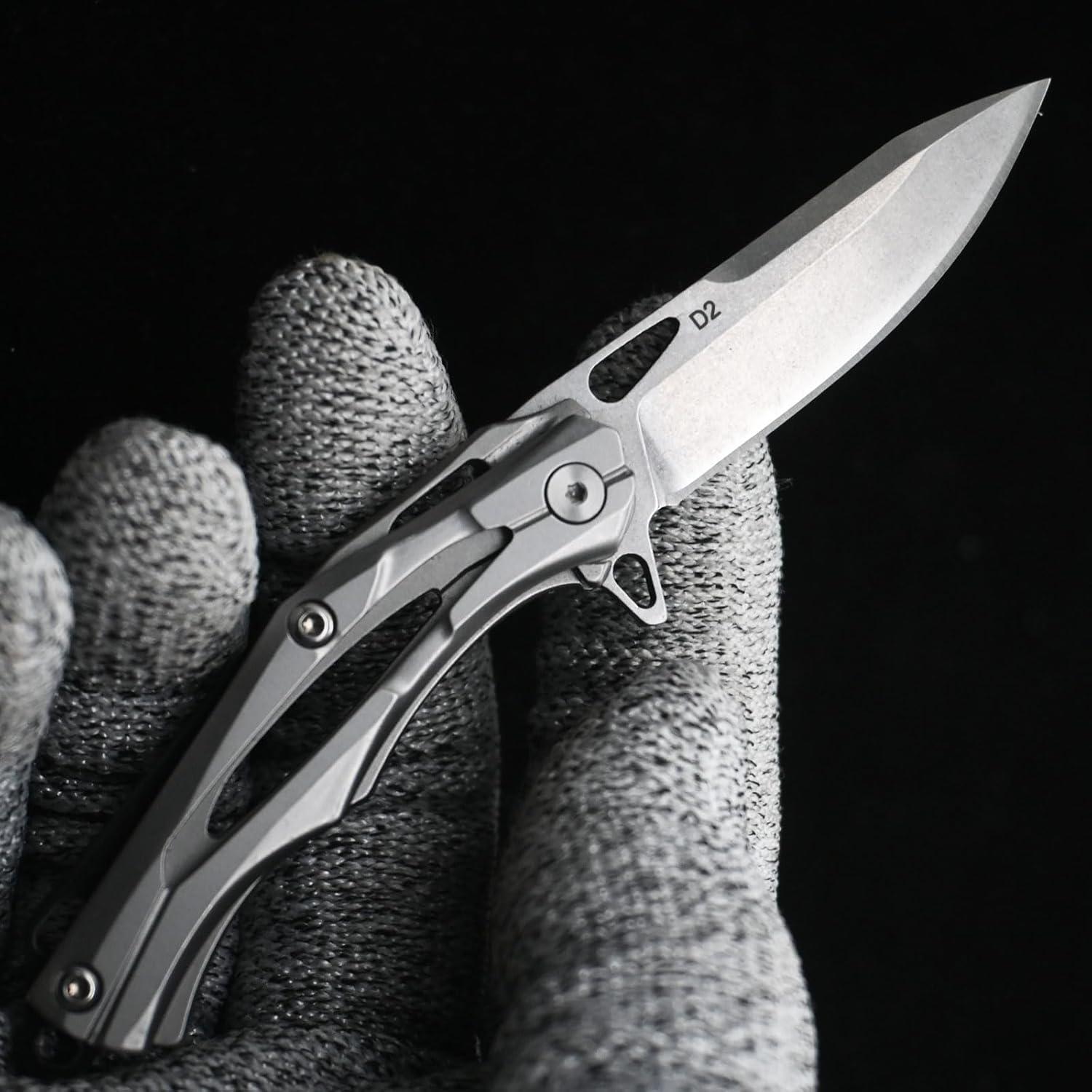 Cuchillo Plegable ZulBozz 107 D2 12.09 cm para Camping