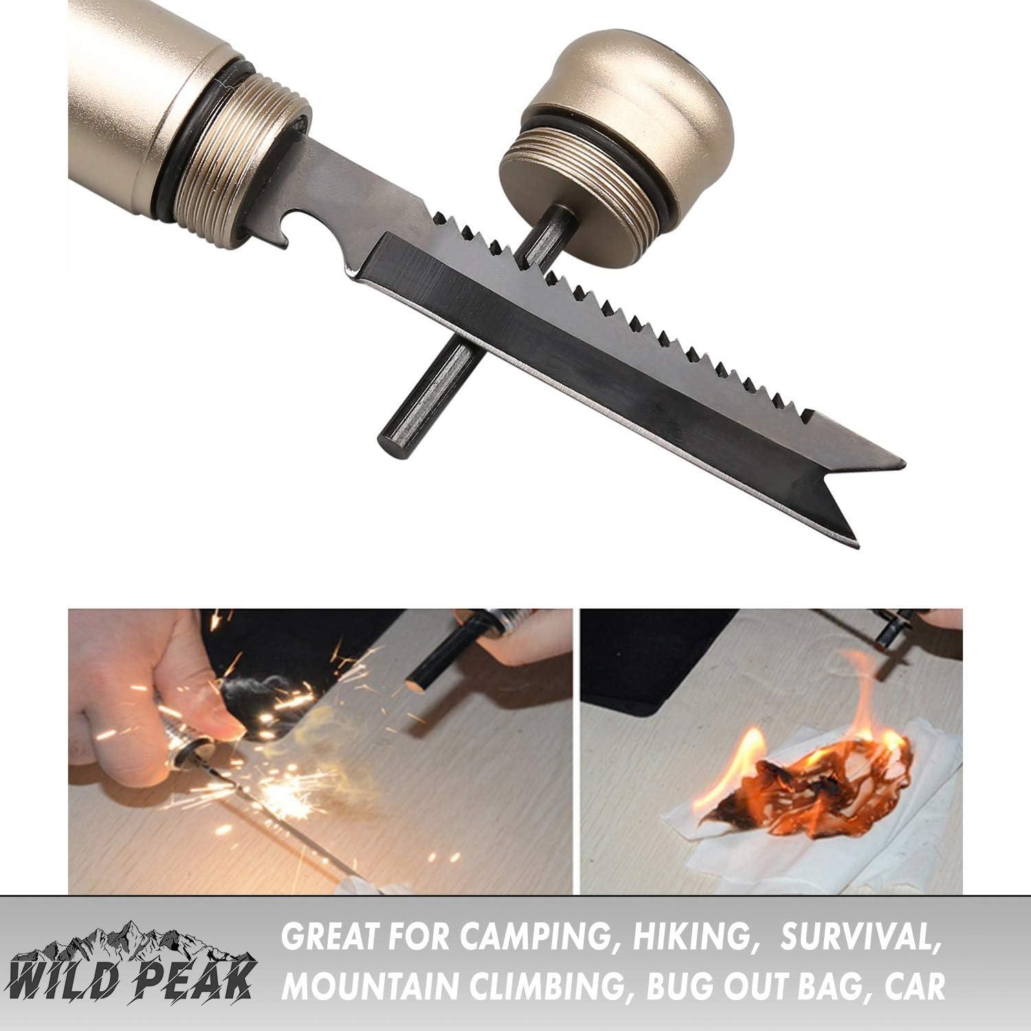 Pico de Supervivencia Wild Peak APEX1 18-en-1 Plegable Oro