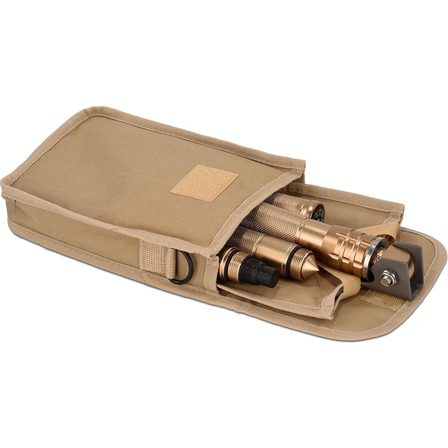 Pico de Supervivencia Wild Peak APEX1 18-en-1 Plegable Oro