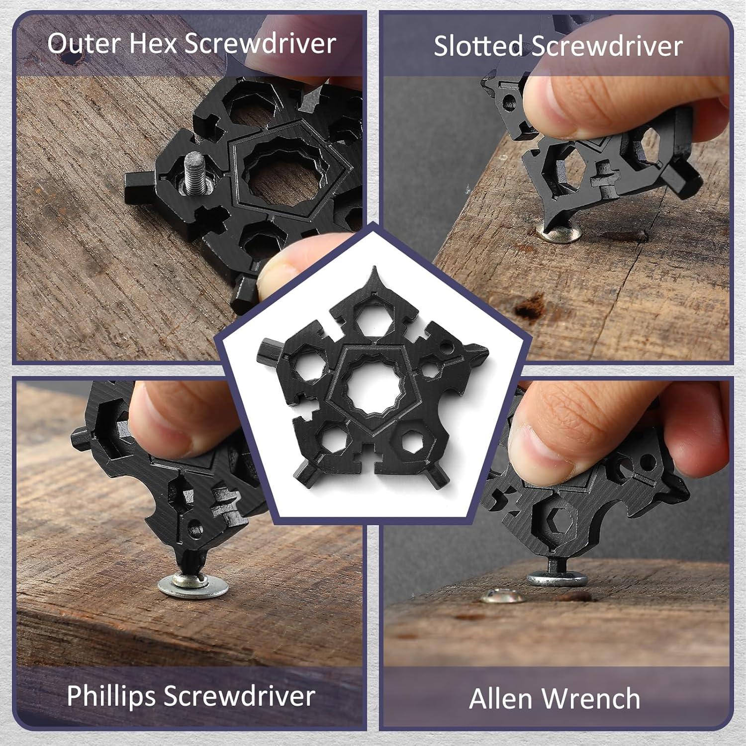 Multi-Herramienta Snowflake 23-en-1 PATOISE Acero Inoxidable