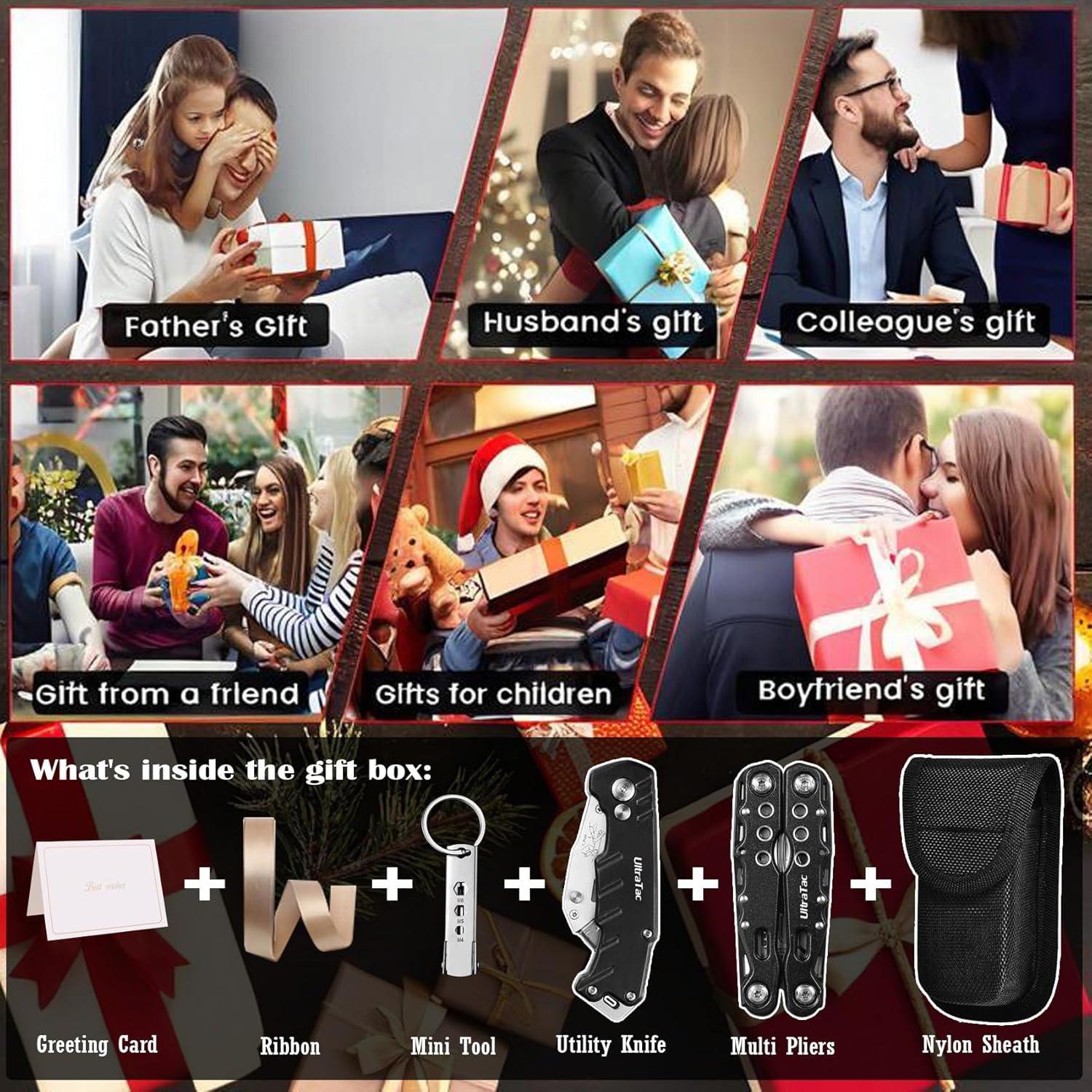 UltraTac Multitool 13 en 1 Compacto para Supervivencia