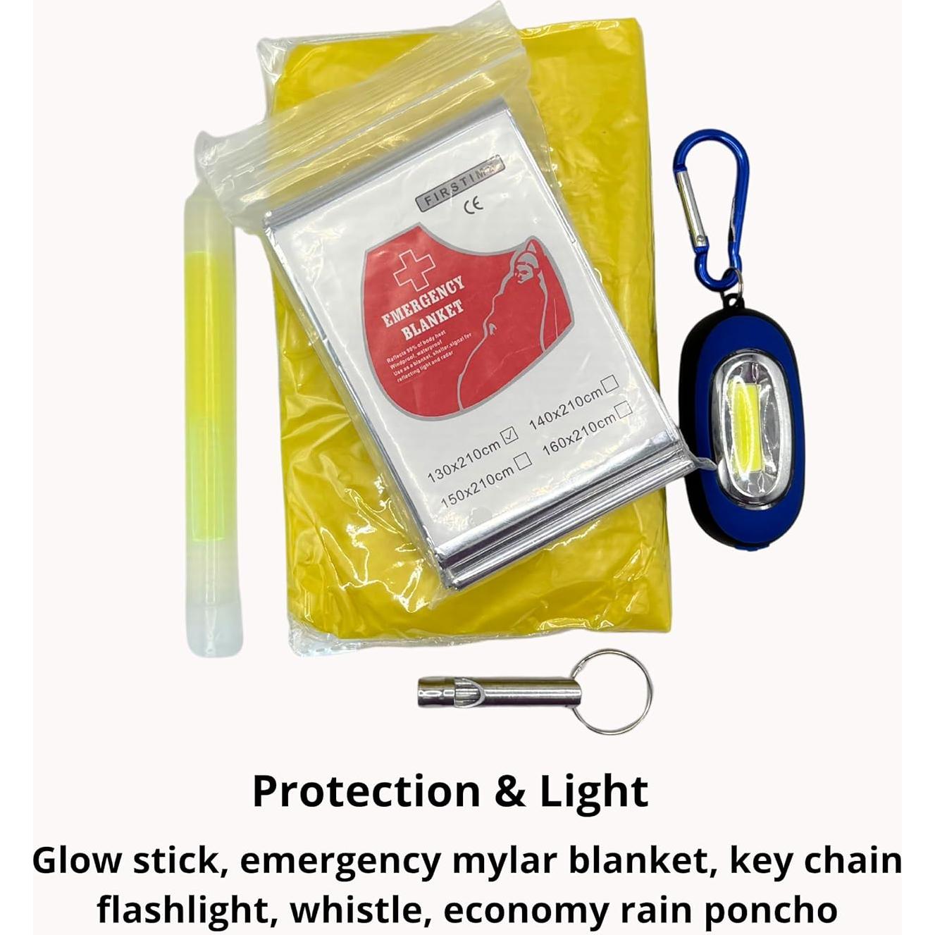 Kit de Supervivencia de Tormentas Qu River Prep - 31 Piezas