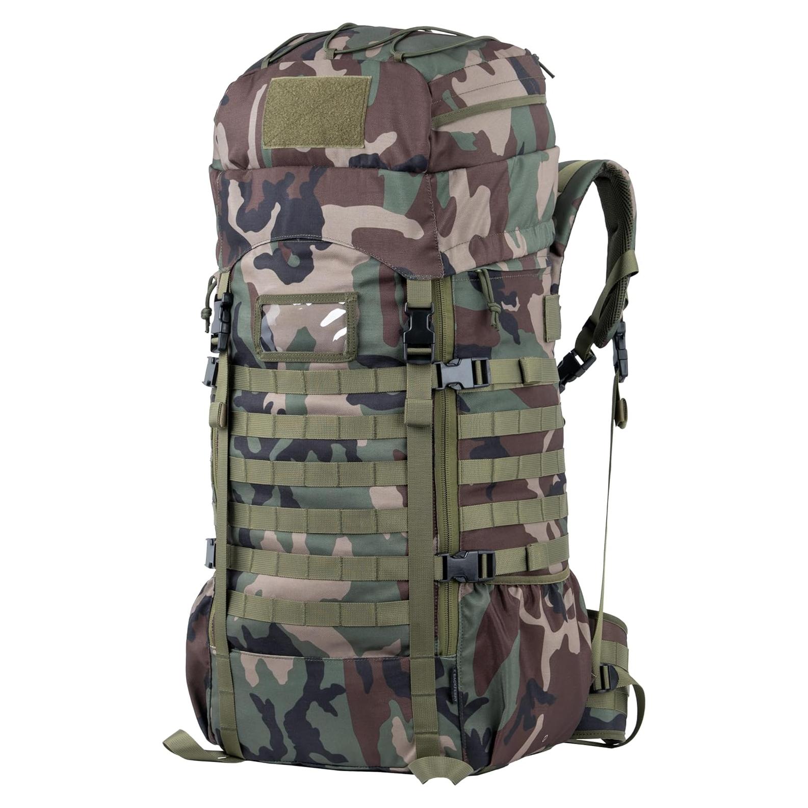Mochila Táctica Grande 75L BACKFERRY con MOLLE y Hidratación