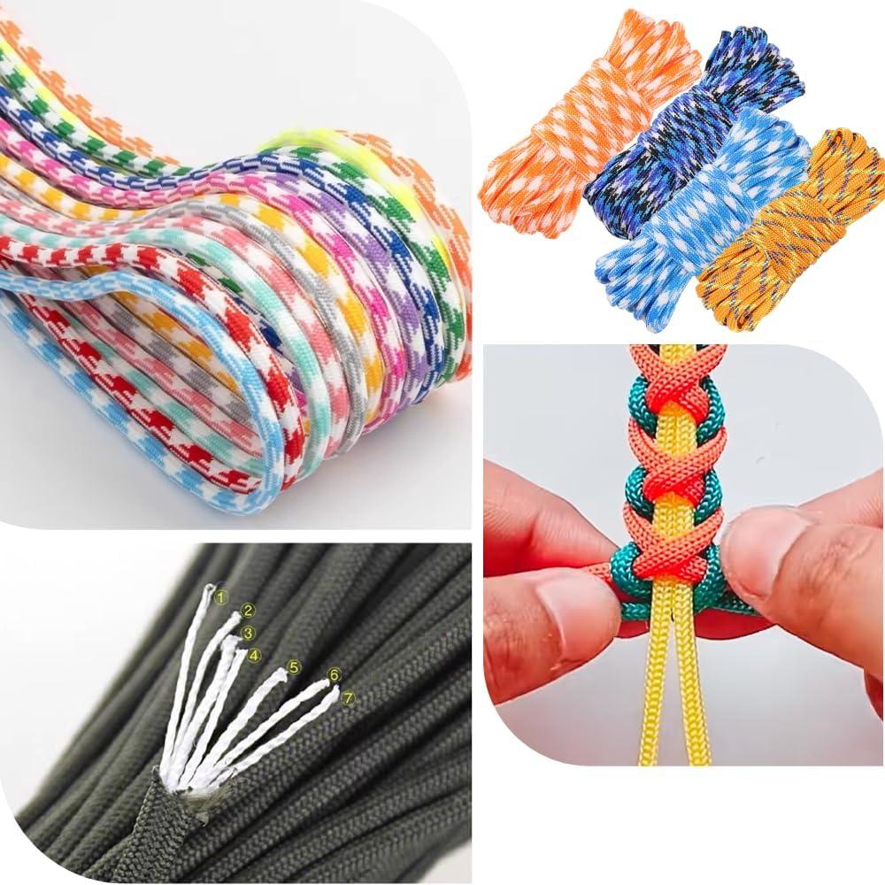 Kit de Paracord 32 Colores Weryerker 3 Metros Nylon Accesorios