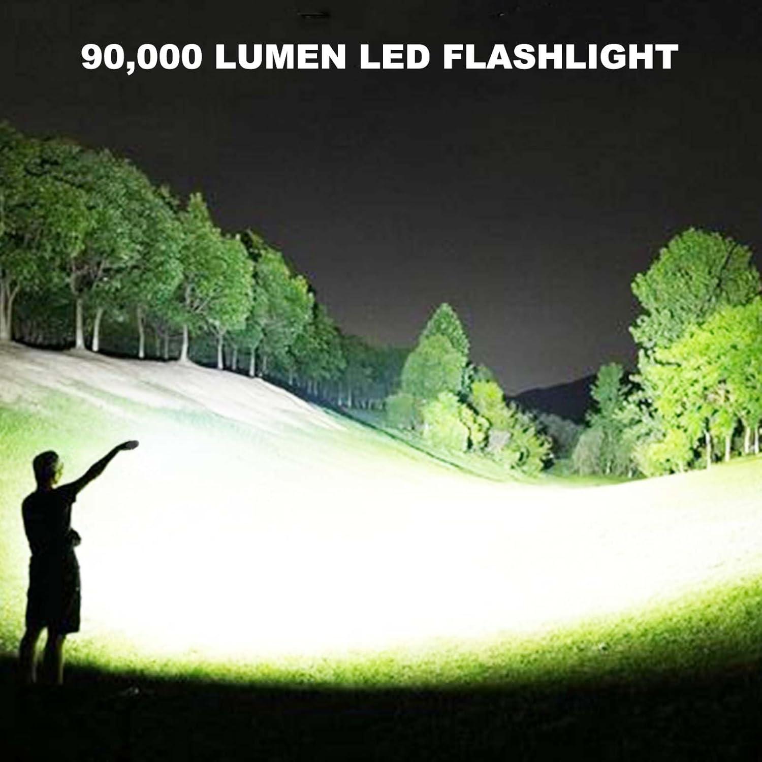 Paquete de 3 Linternas LED Recargables 90,000 Lúmenes MIXILIN