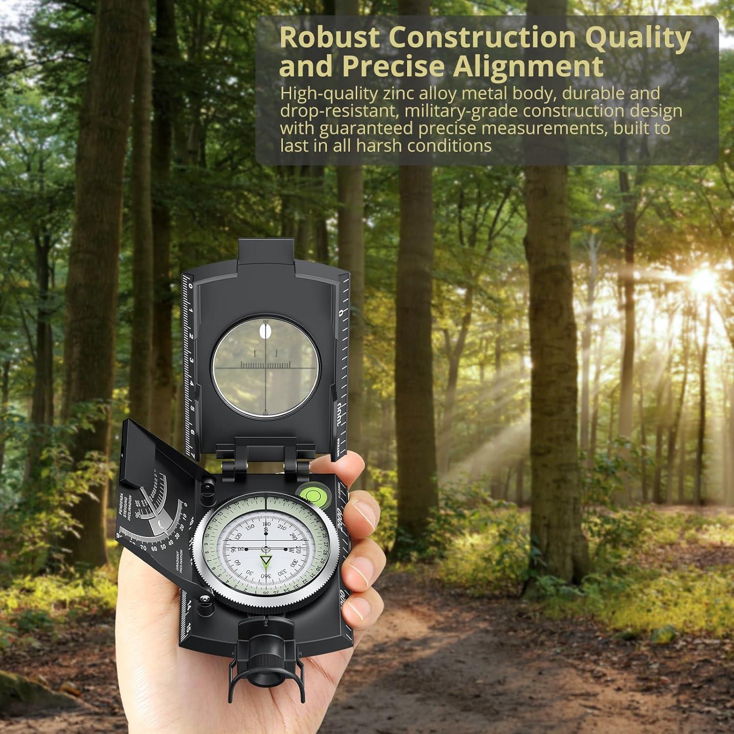 Brújula de Supervivencia Anbte IP65 para Senderismo