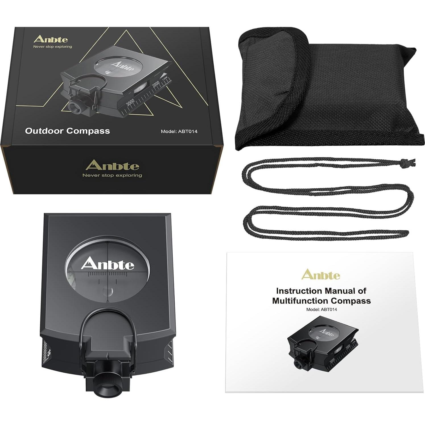 Brújula de Supervivencia Anbte IP65 para Senderismo