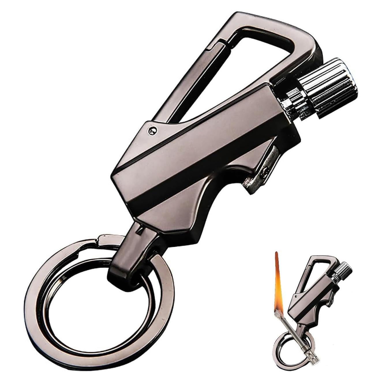 Encendedor de Llaveros Sunerme PML01 con Abrebotellas Negro