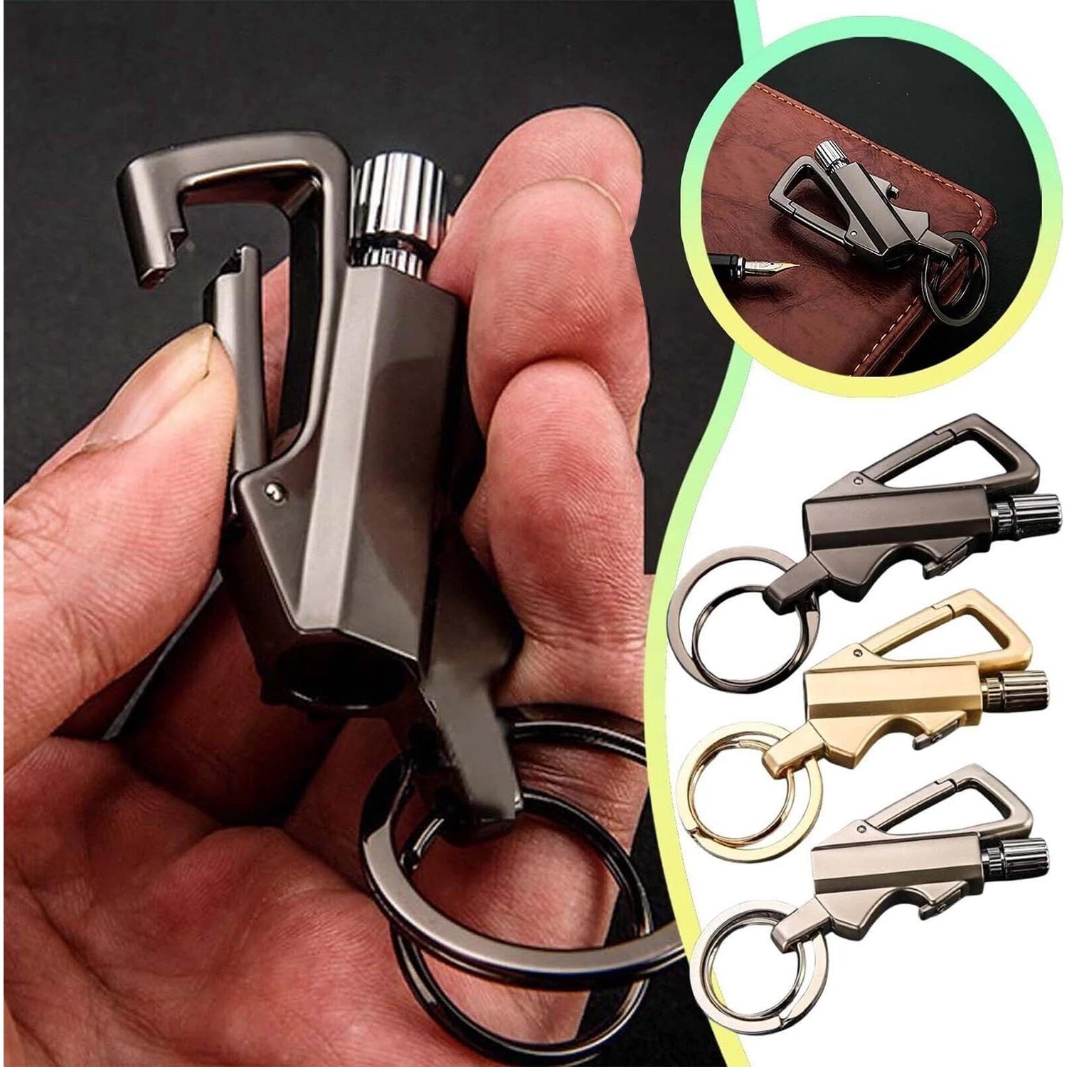 Encendedor de Llaveros Sunerme PML01 con Abrebotellas Negro