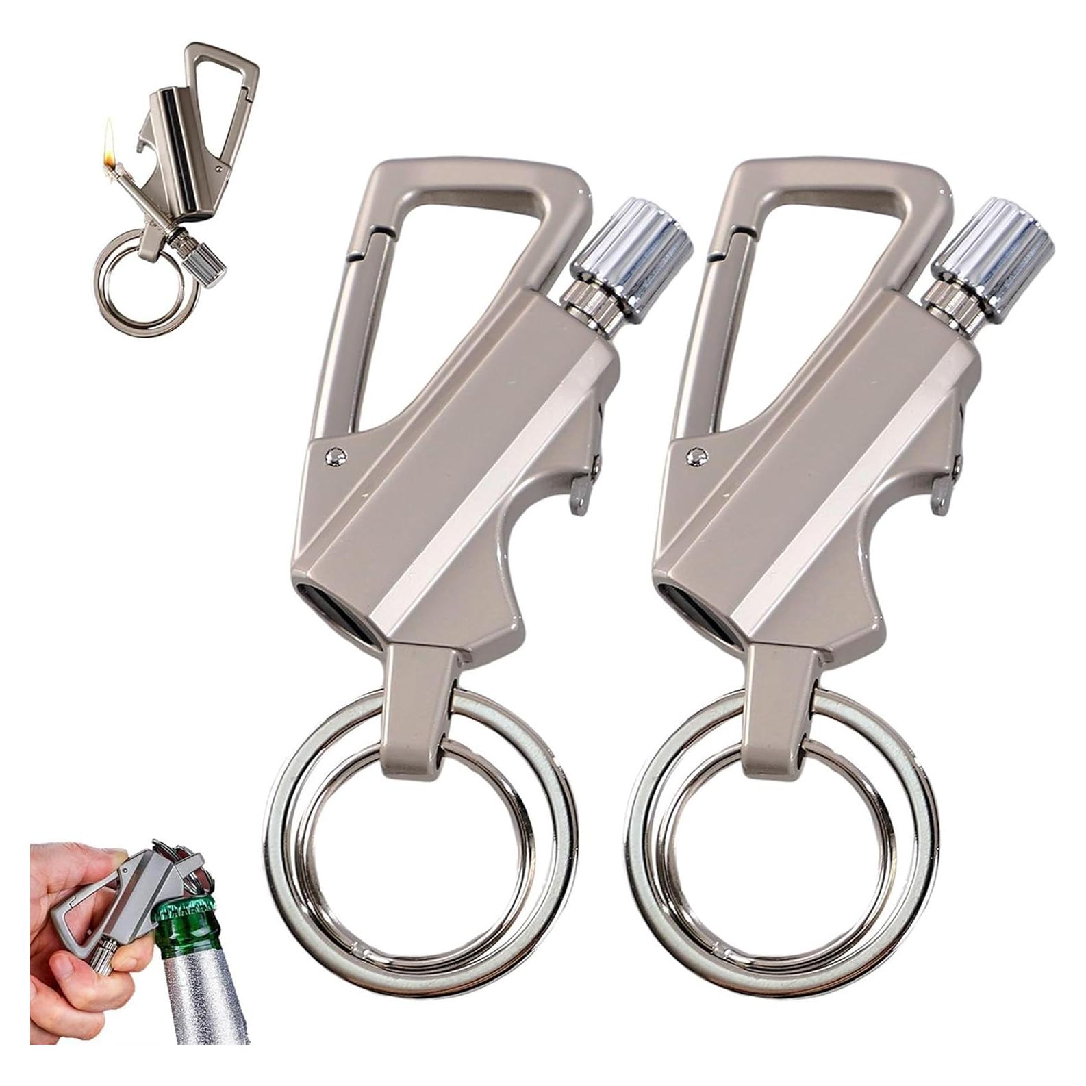 Encendedor de Llavero KoovDem Reutilizable a Prueba de Agua y Viento