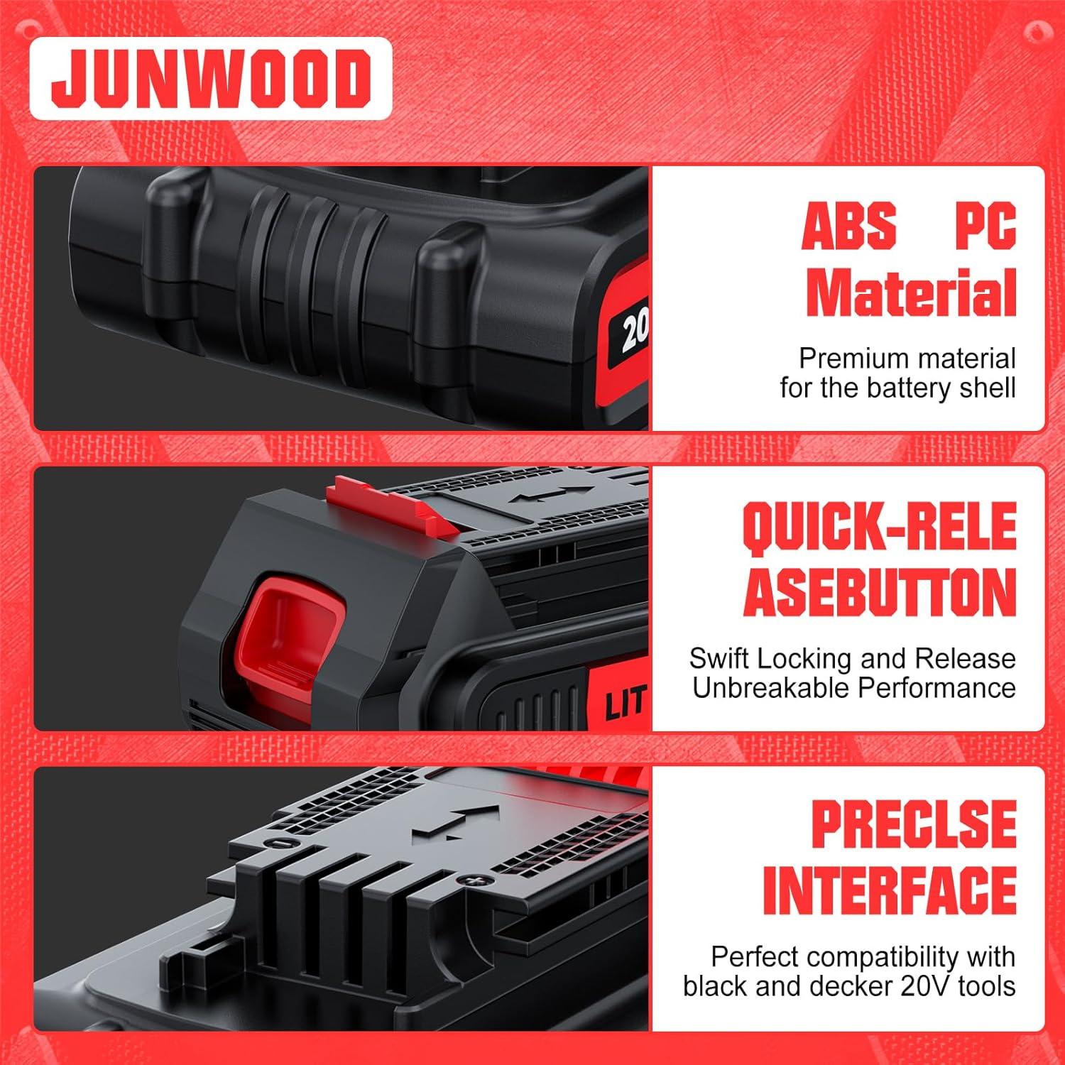 Batería de Reemplazo Black and Decker 20V Max 3.8Ah Litio 2Pack