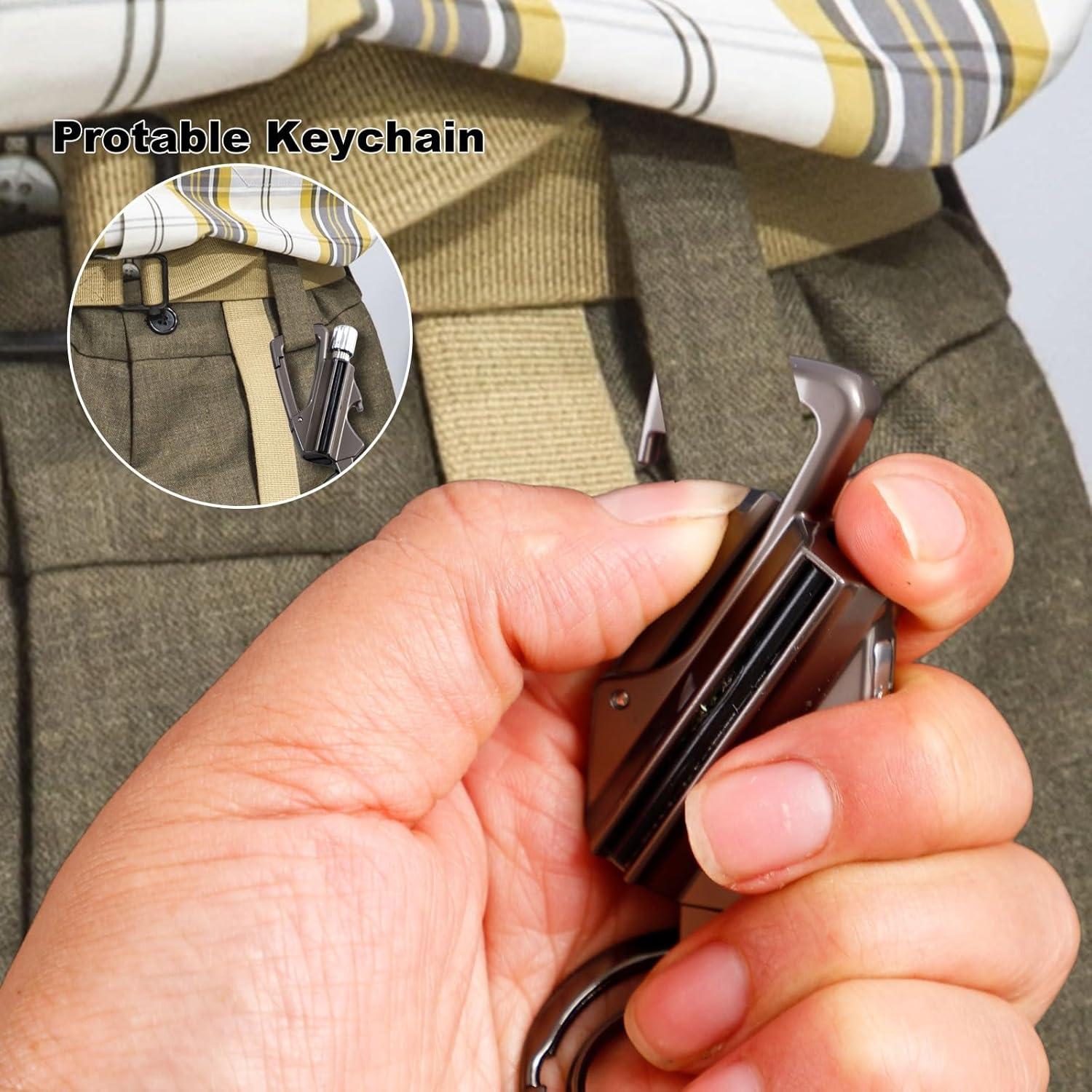 Encendedor de Llavero KoovDem Reutilizable Impermeable 4.3cm