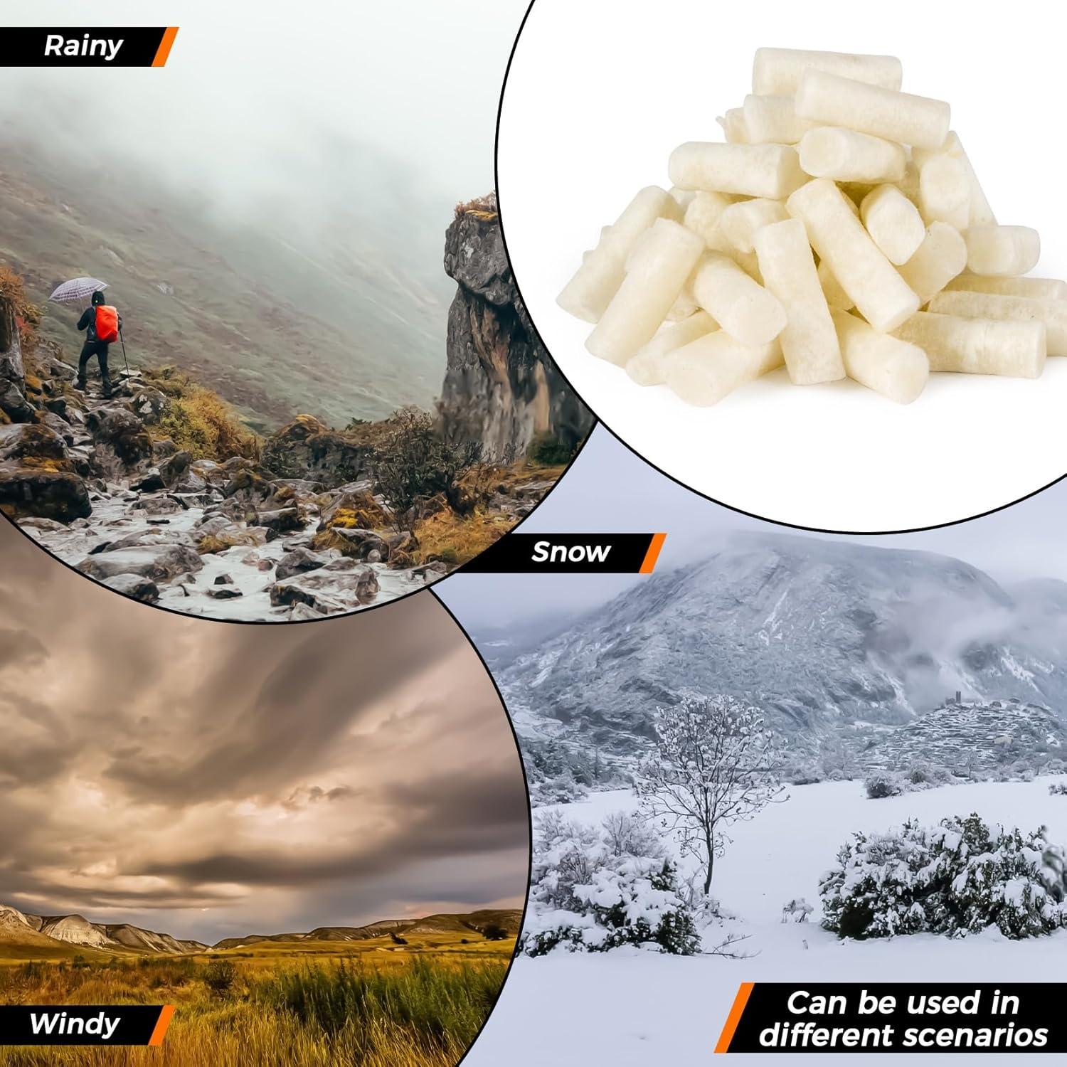 Encendedores de Fuego MAQIHAN 30 Pack Herramienta Supervivencia