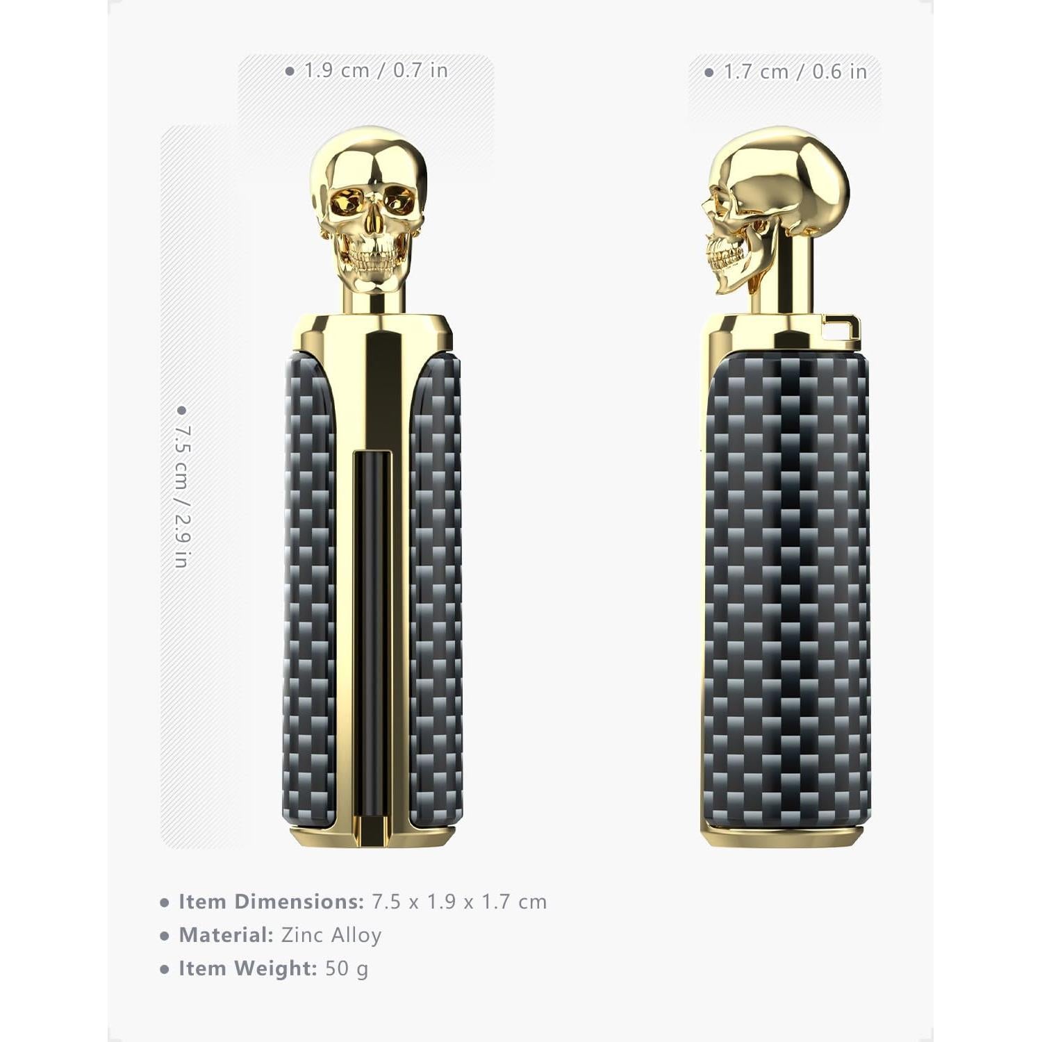 Encendedor permanente VVAY VB-760 a prueba de agua dorado