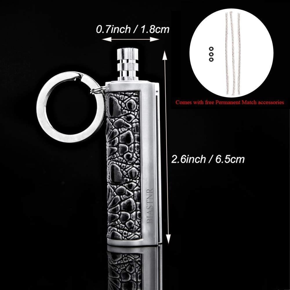 Encendedor de Fósforo Permanente BIASTNR - Paquete de 3, Metal, Impermeable