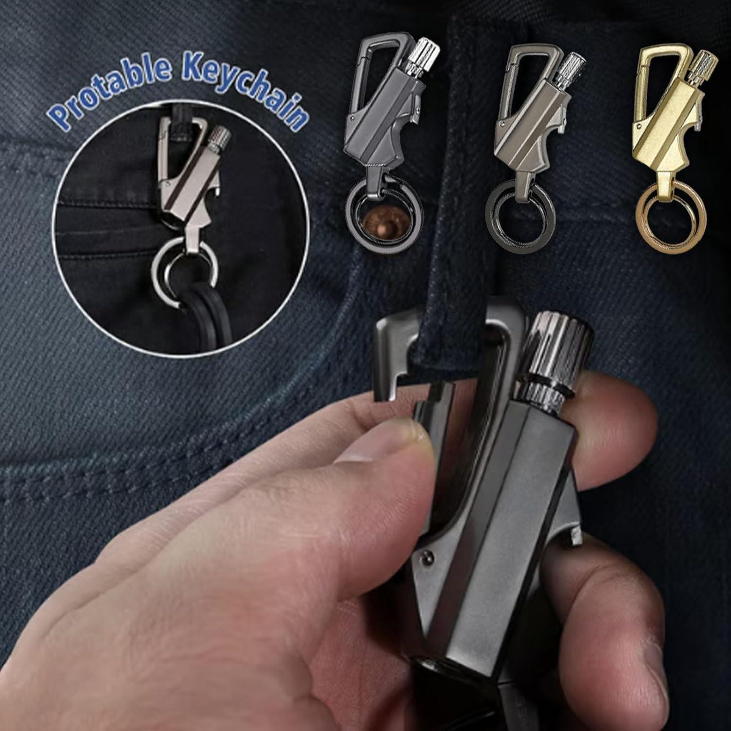 Encendedor Permanente Zixuan Match Infinity Oro Multiherramienta