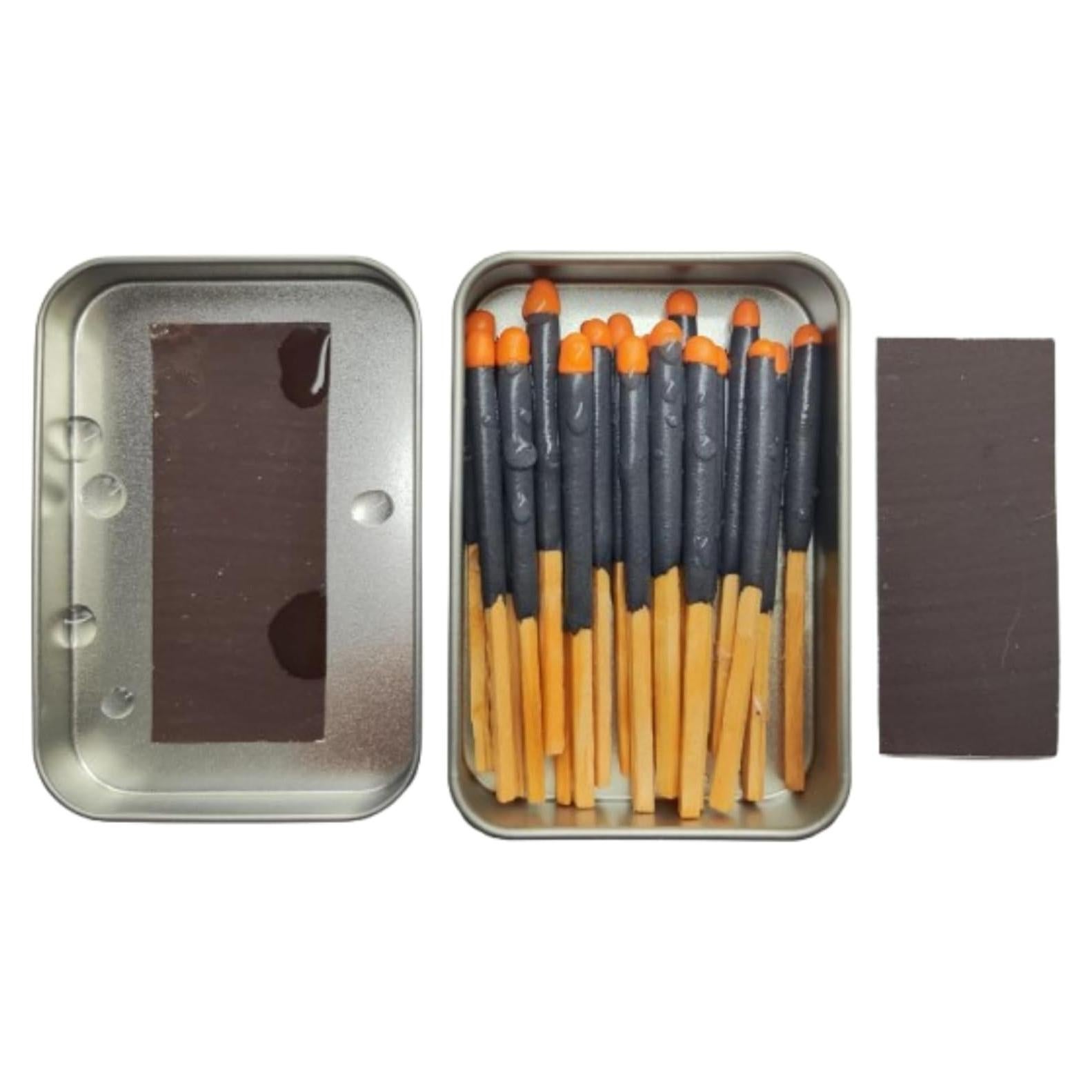 Kit de Cerillas Impermeables Ever Green - 20 Cerillas + Encendedor