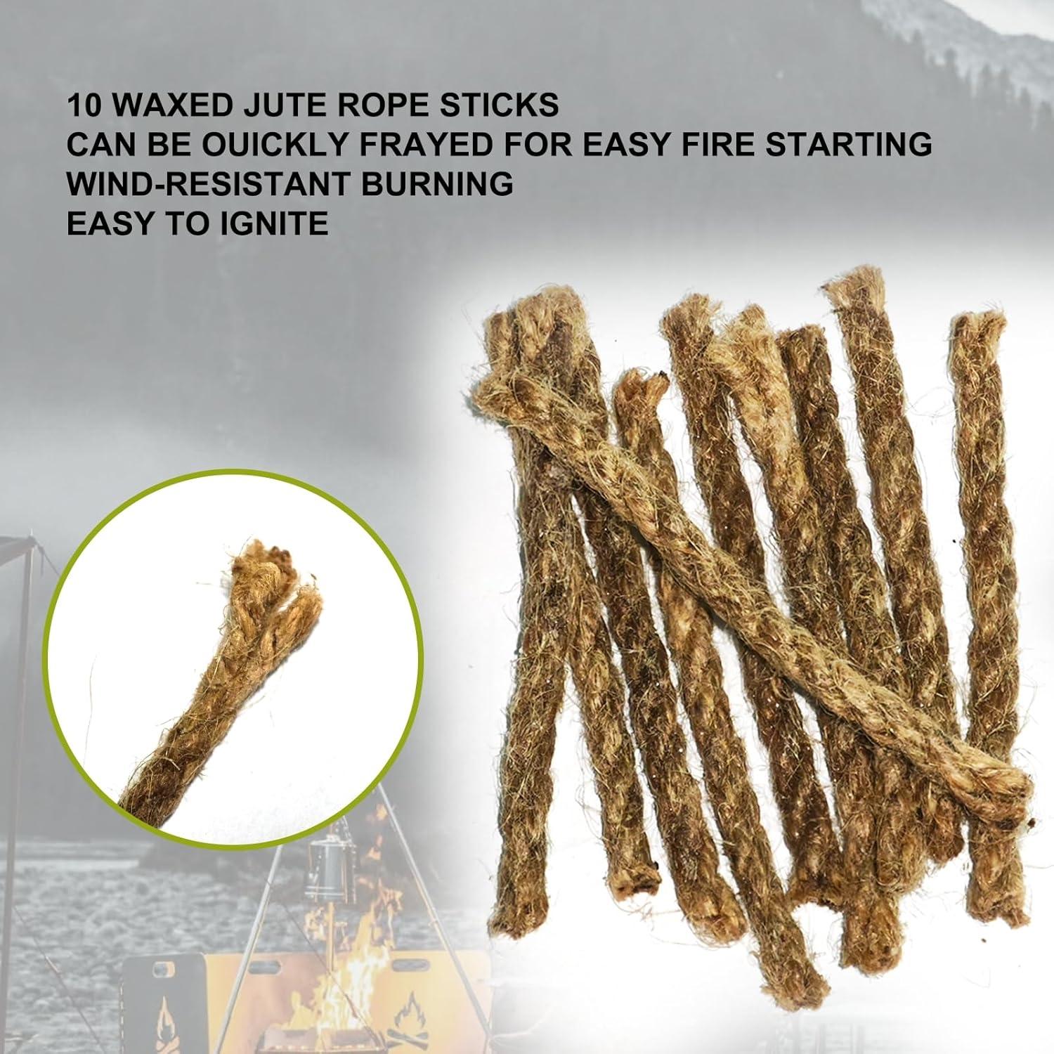 Kit de Inicio de Fuego KZ-VIGLO KZ-1 - 6 Piezas, Impermeable