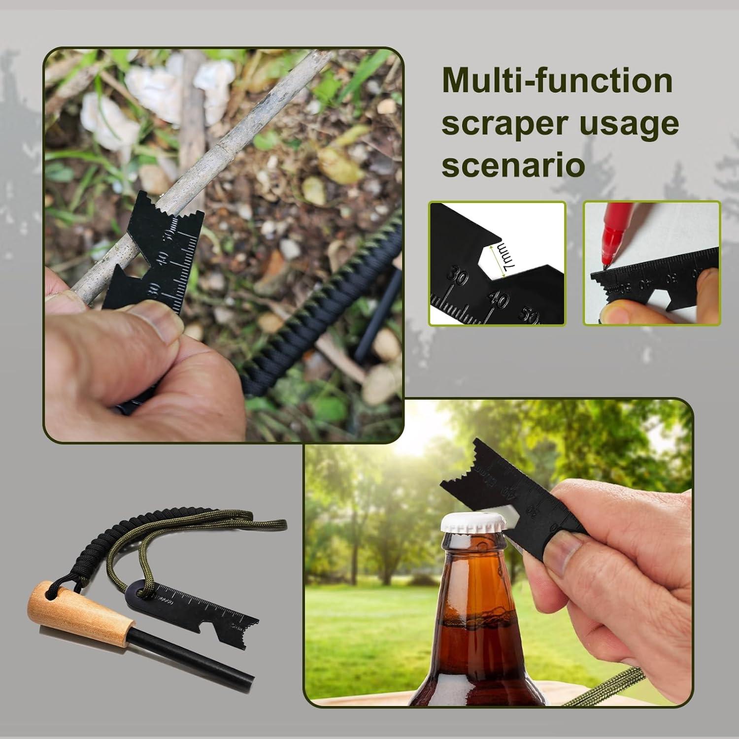 Kit de Inicio de Fuego KZ-VIGLO KZ-1 - 6 Piezas, Impermeable