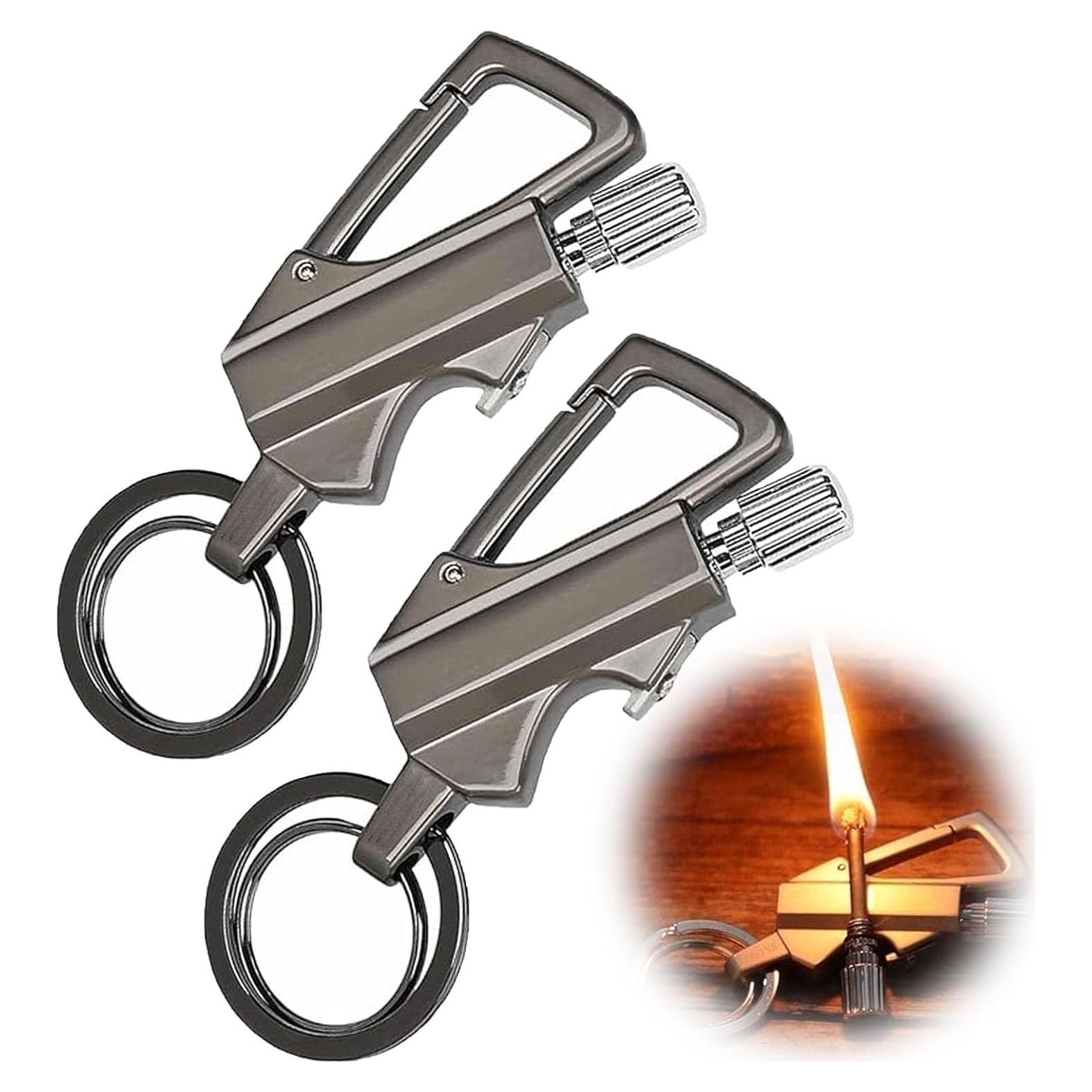 Llave de Encendedor Multifuncional Anwhist Plata 2 Unidades