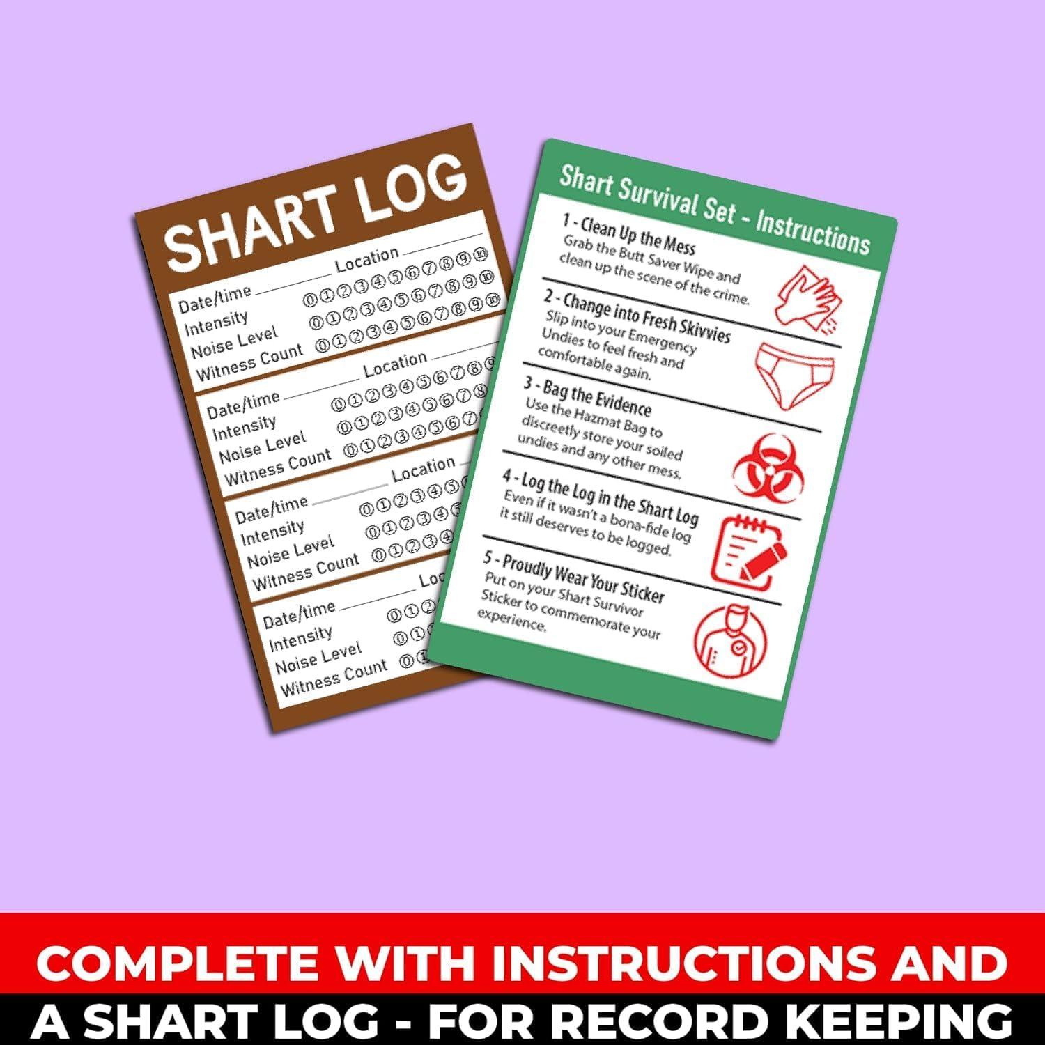 Kit de Supervivencia Shart Pelto - Ropa Interior Desechable y Más