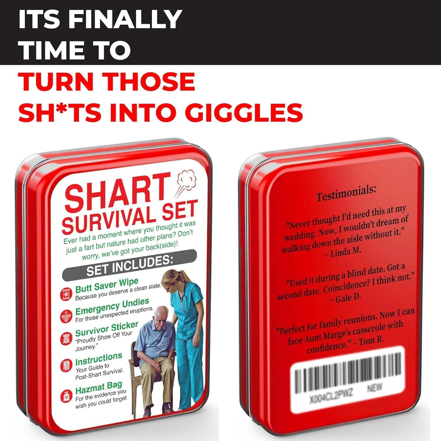 Kit de Supervivencia Shart Pelto - Ropa Interior Desechable y Más