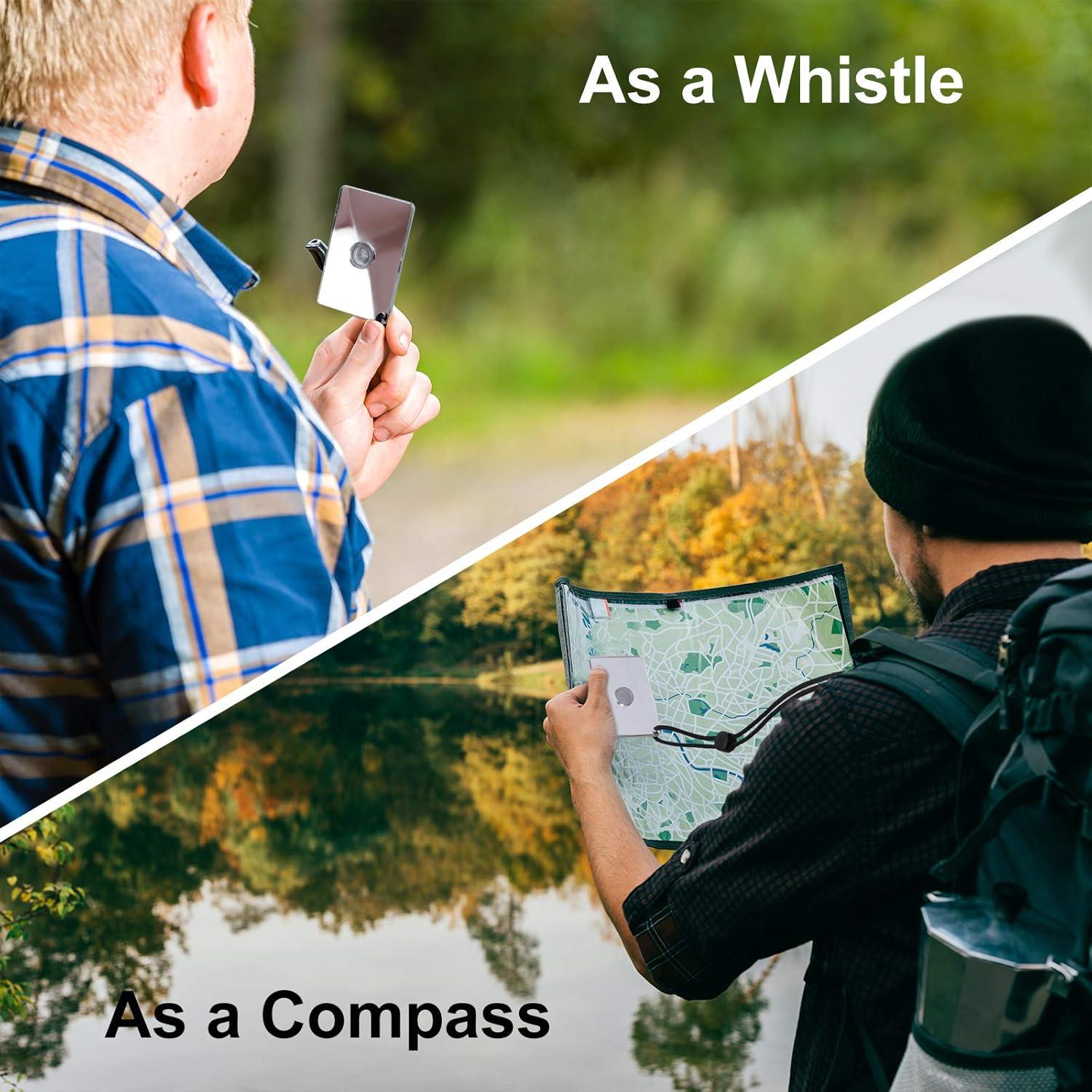 Espejo de Supervivencia Jetec 7.6 x 5 cm Acrílico Resistente