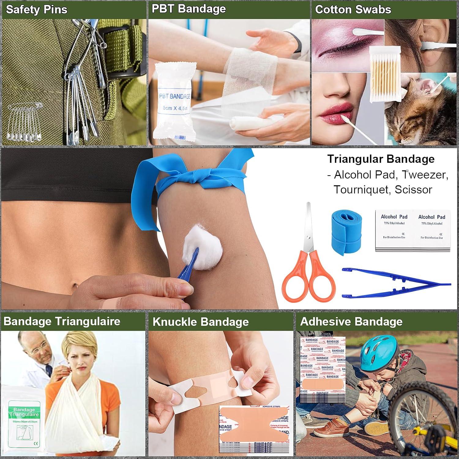 Kit de Supervivencia Kleclcw 150 PCS para Emergencias y Camping