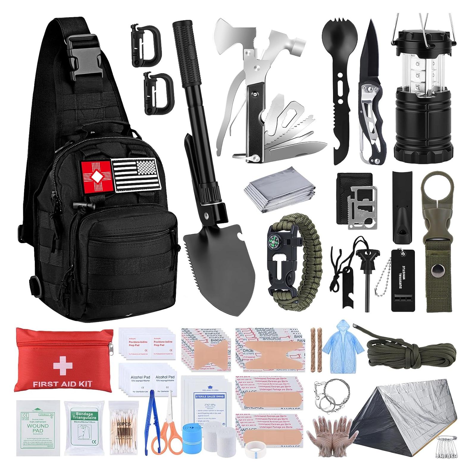 Kit de Supervivencia 251 Piezas Dlmd - Primeros Auxilios y Emergencias
