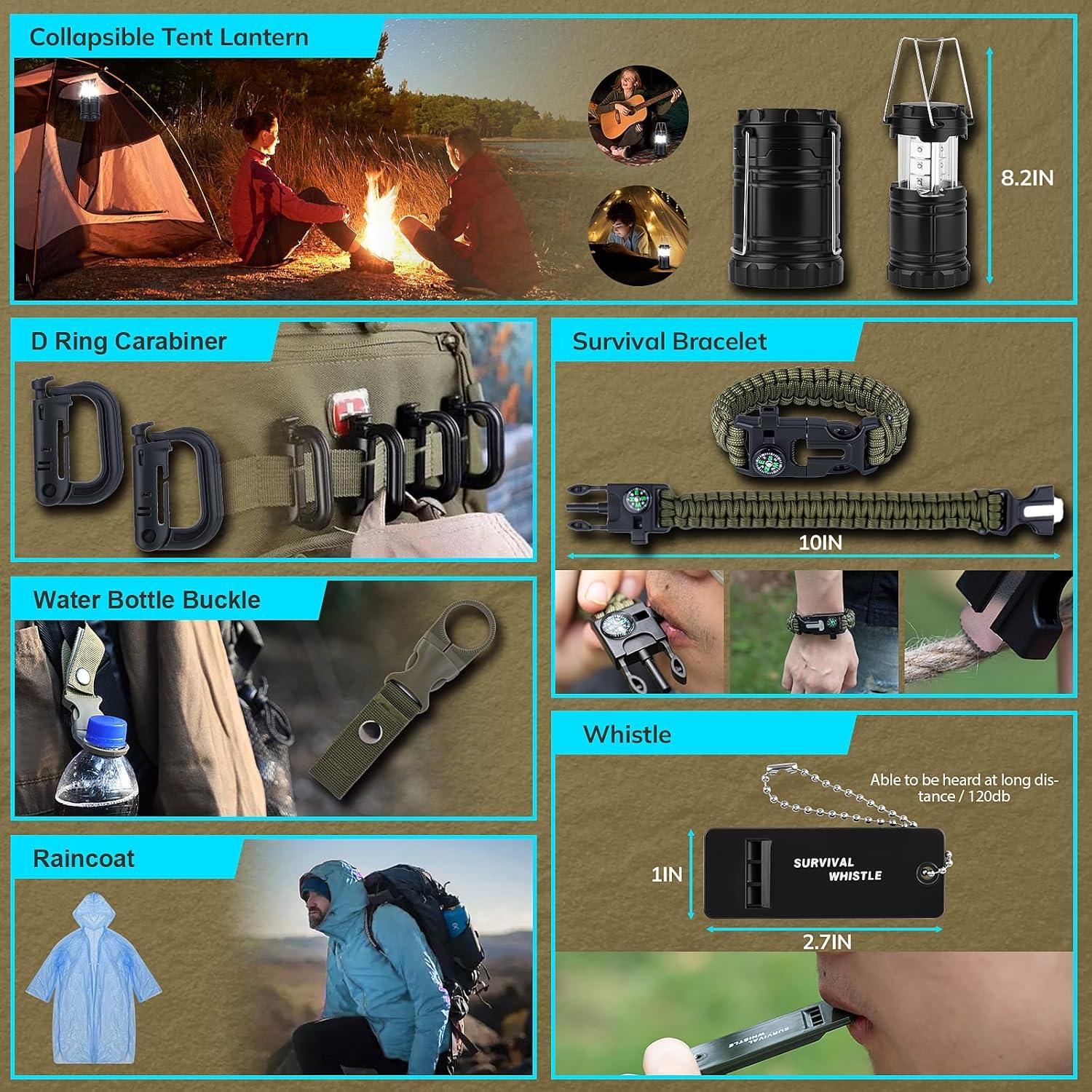 Kit de Supervivencia 251 Piezas Dlmd - Primeros Auxilios y Emergencias