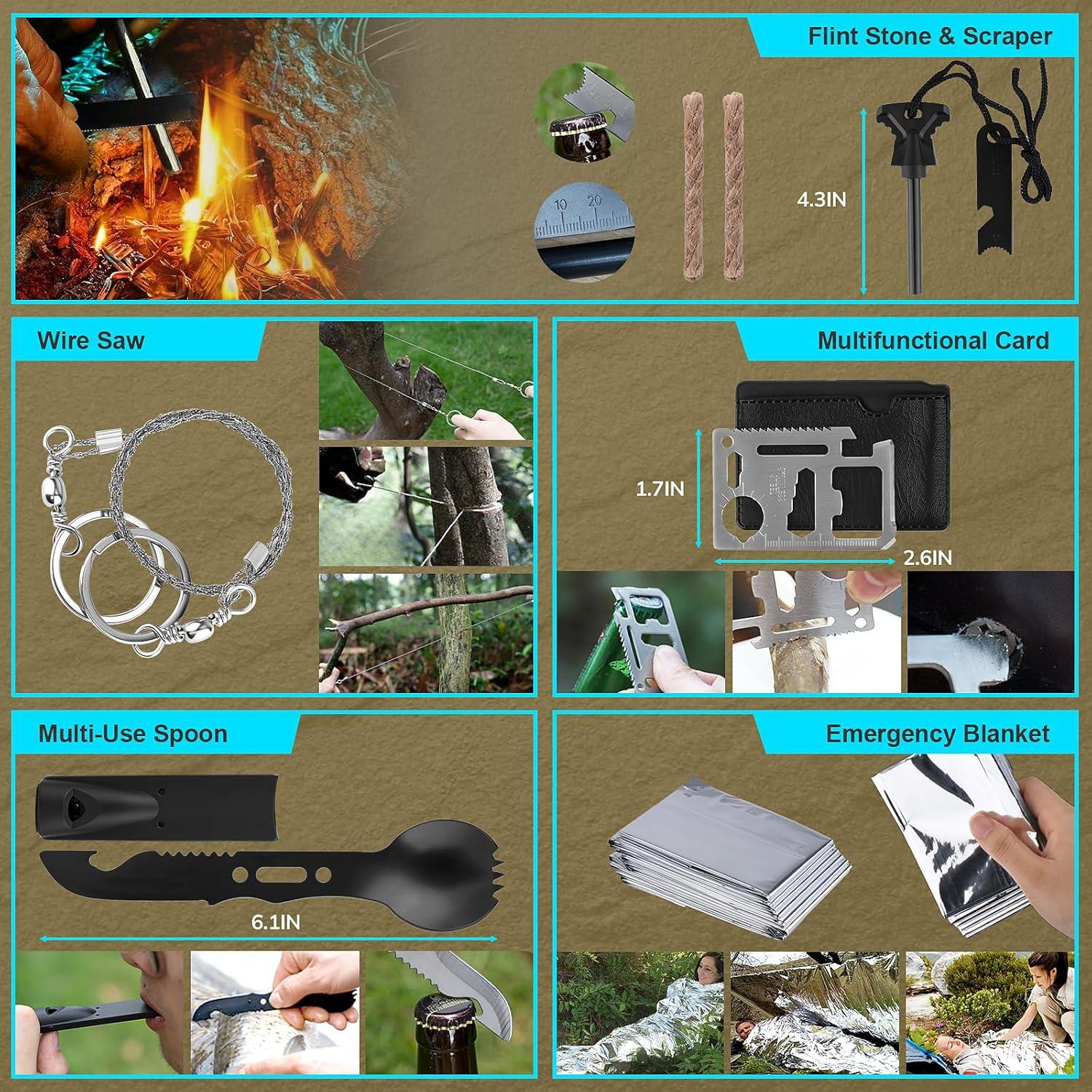 Kit de Supervivencia 251 Piezas Dlmd - Primeros Auxilios y Emergencias