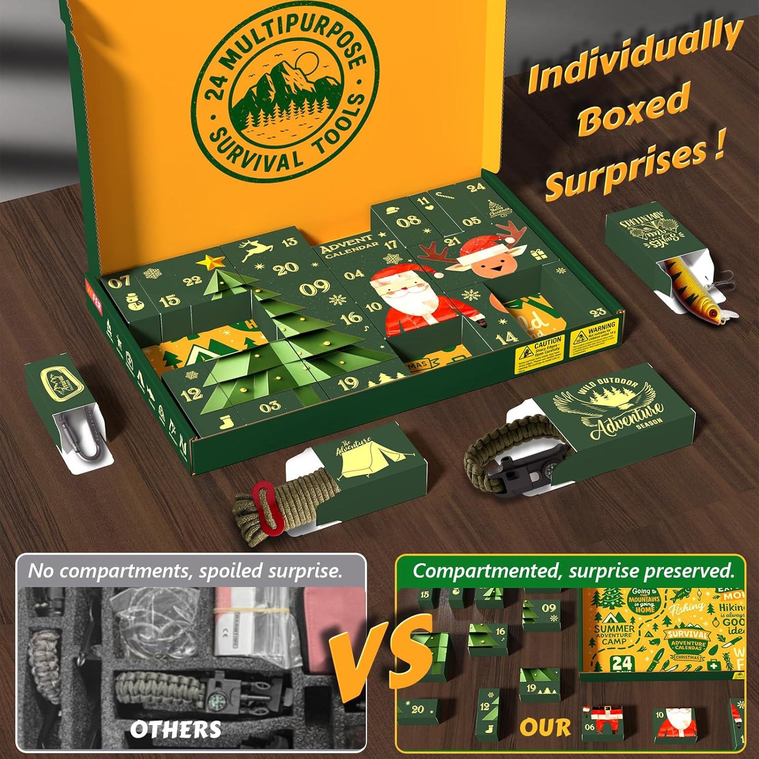 Calendario de Adviento de Supervivencia WIFER 2025 - 24 Herramientas