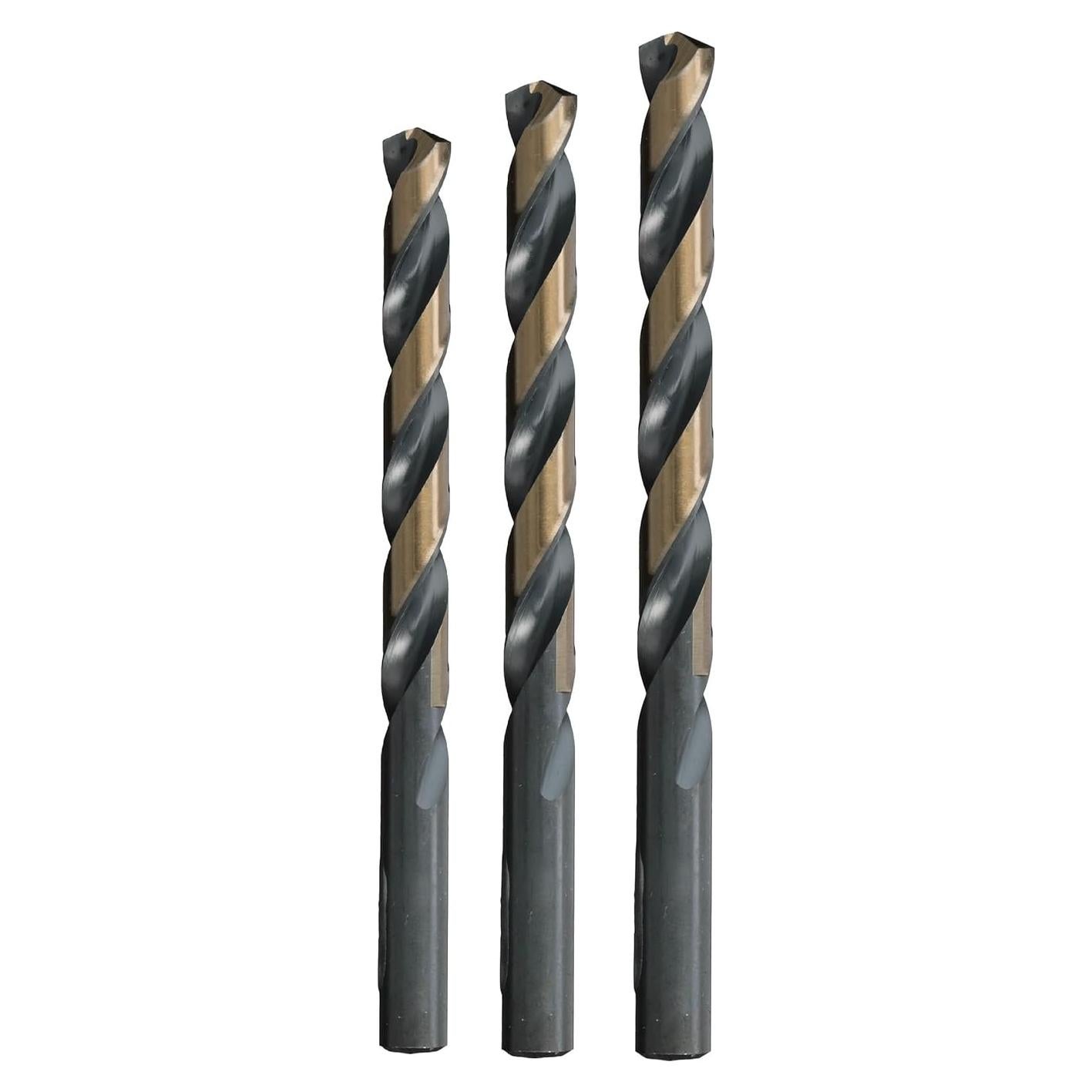 Brocas Jobber HSS 3 Piezas Drill America 3.2-6.4mm Punta Dividida