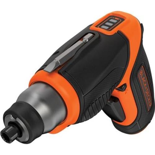 Destornillador Inalámbrico 4V MAX BLACK+DECKER con 42 Puntas