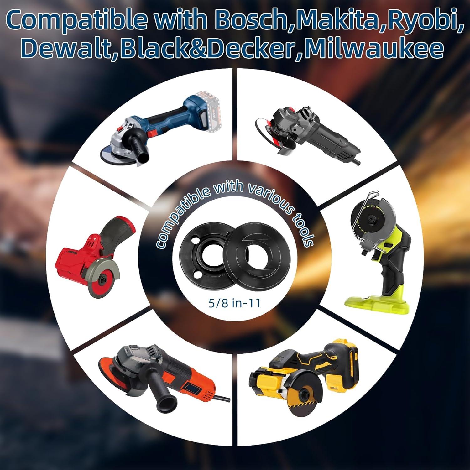 Juego de 7 Piezas Tuerca y Llave Amoladora IALTMEI 5/8"-11