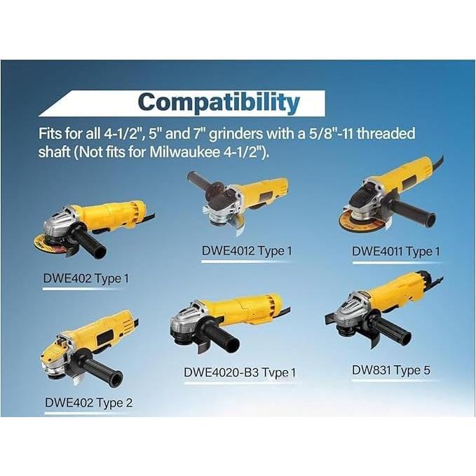 Kit de Tuerca y Llave para Amoladora ZYKJGG 4.5" (11.43 cm)