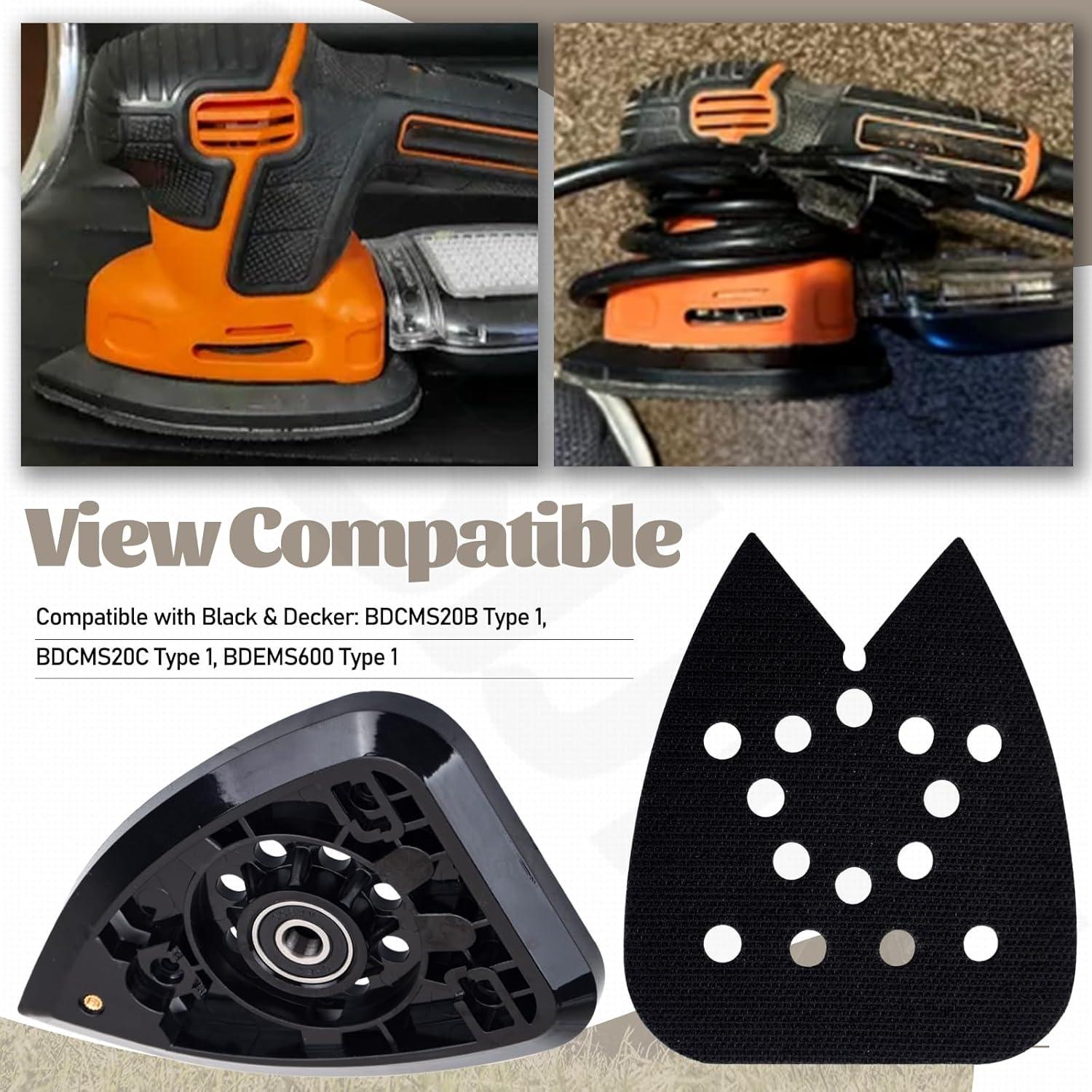 Placa de Lijado BIBIJIE 90604245 Compatible Black & Decker