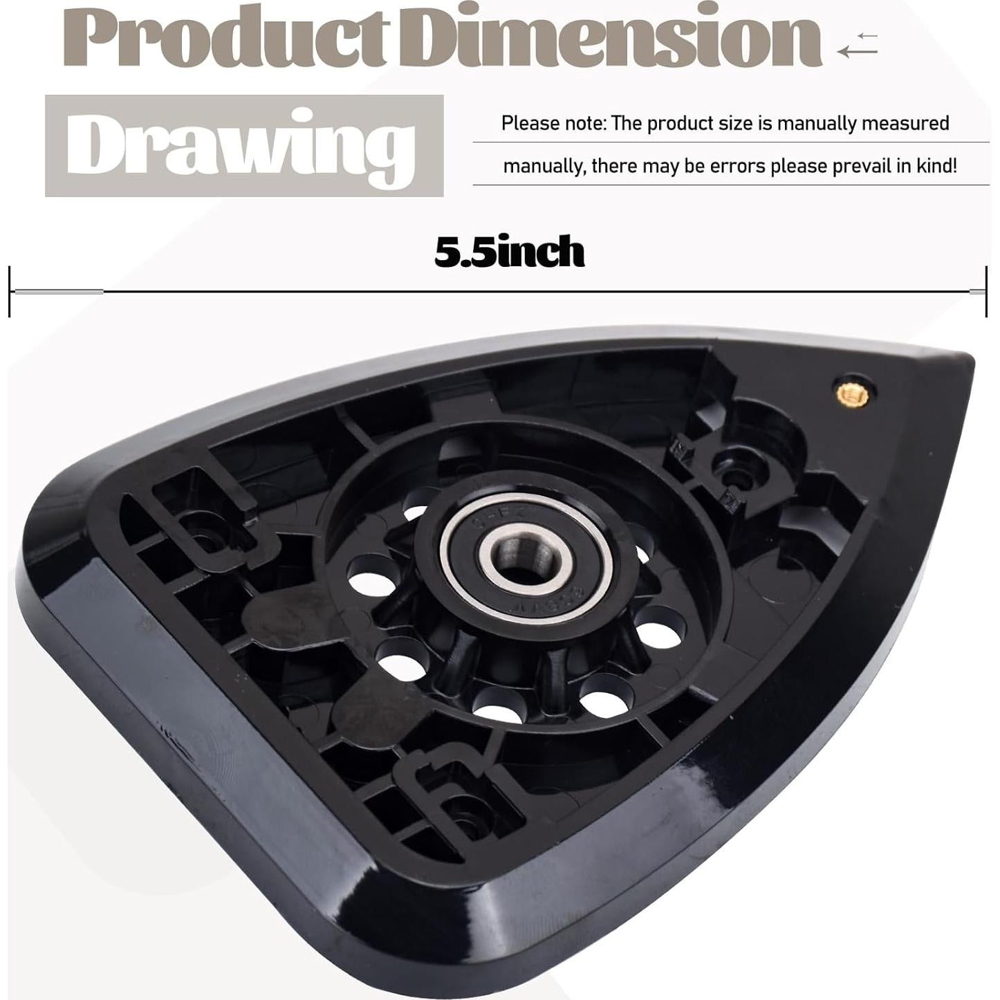 Placa de Lijado BIBIJIE 90604245 Compatible Black & Decker