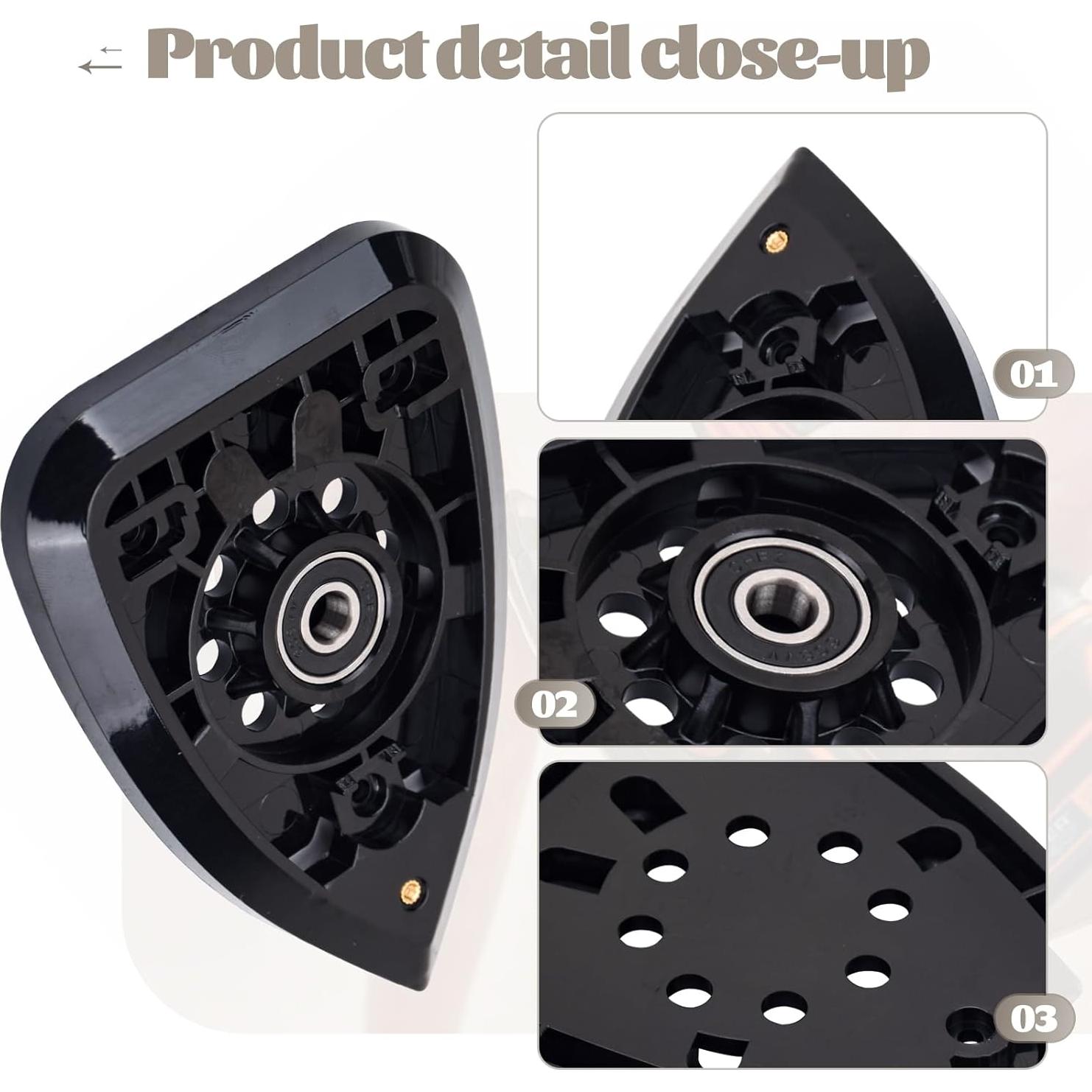 Placa de Lijado BIBIJIE 90604245 Compatible Black & Decker