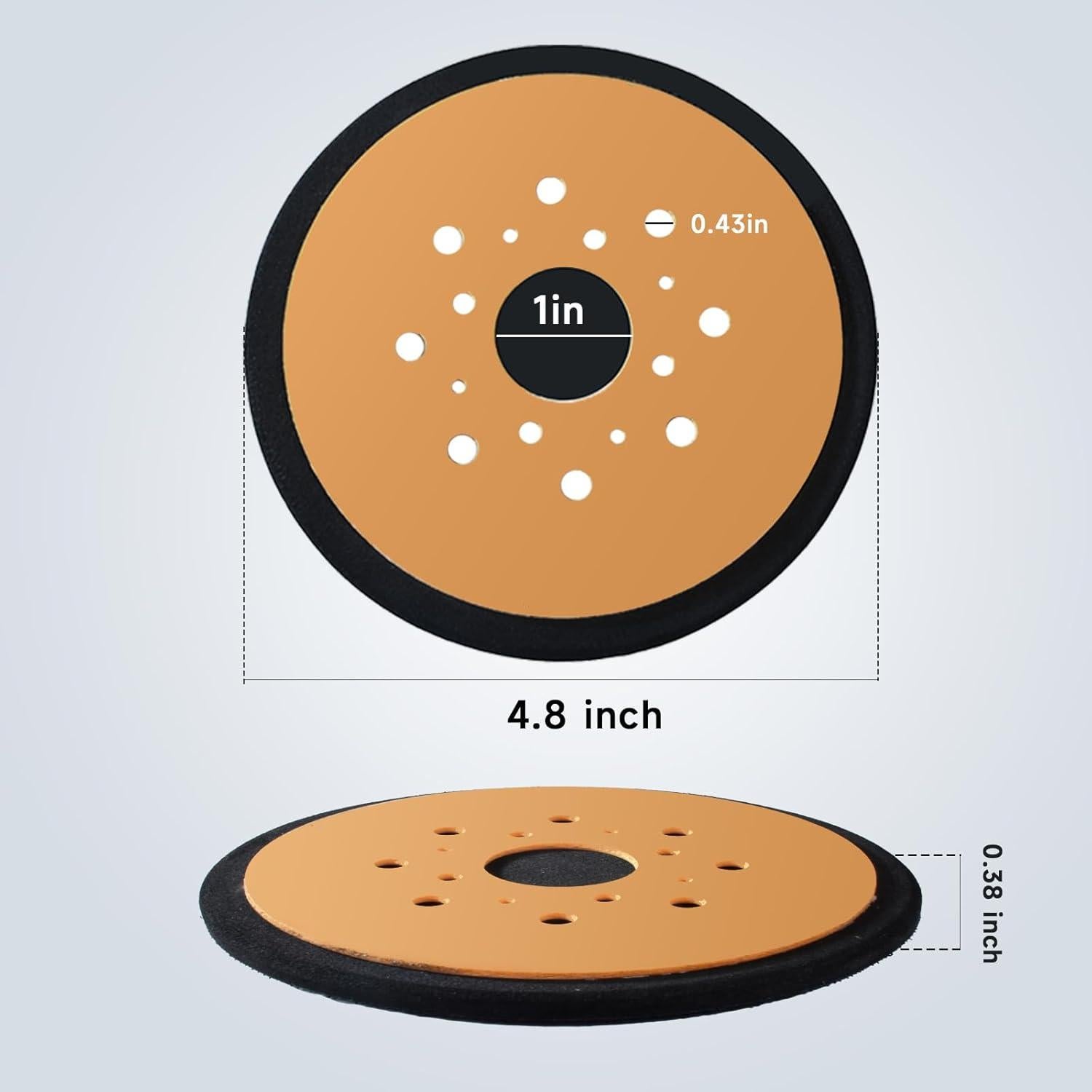 2 Almohadillas de Lijado EVA para Black & Decker 380278-00