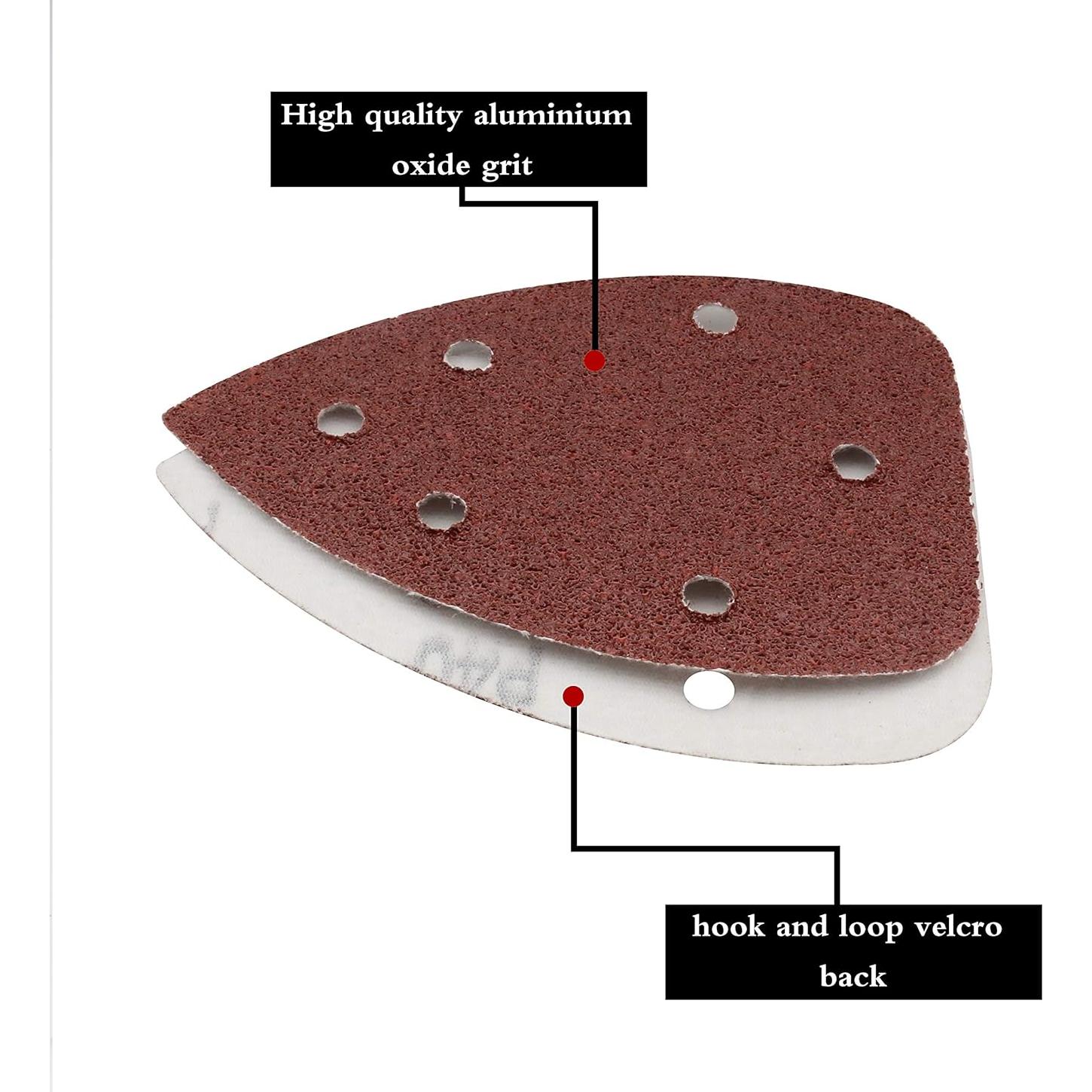 Lijadora de Detalle Mouse SANJIAN 40 PCS Lijas Triangulares